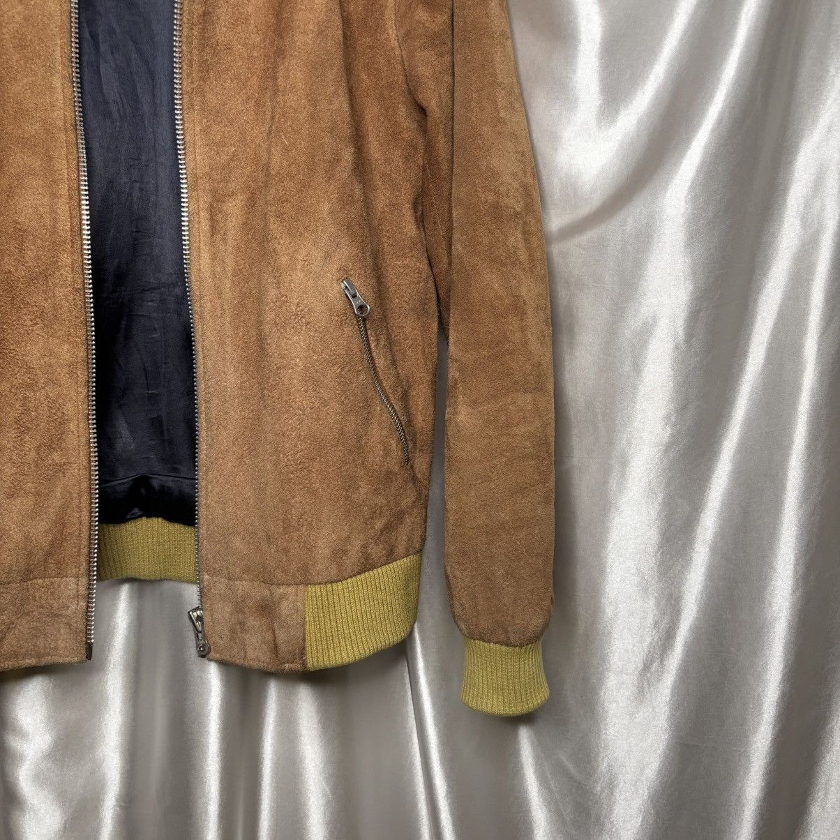 Human Scales × Leather vintage bomber jacket buffalo leather russel human scales Size US S / EU 44-46 / 1 - 10 Thumbnail