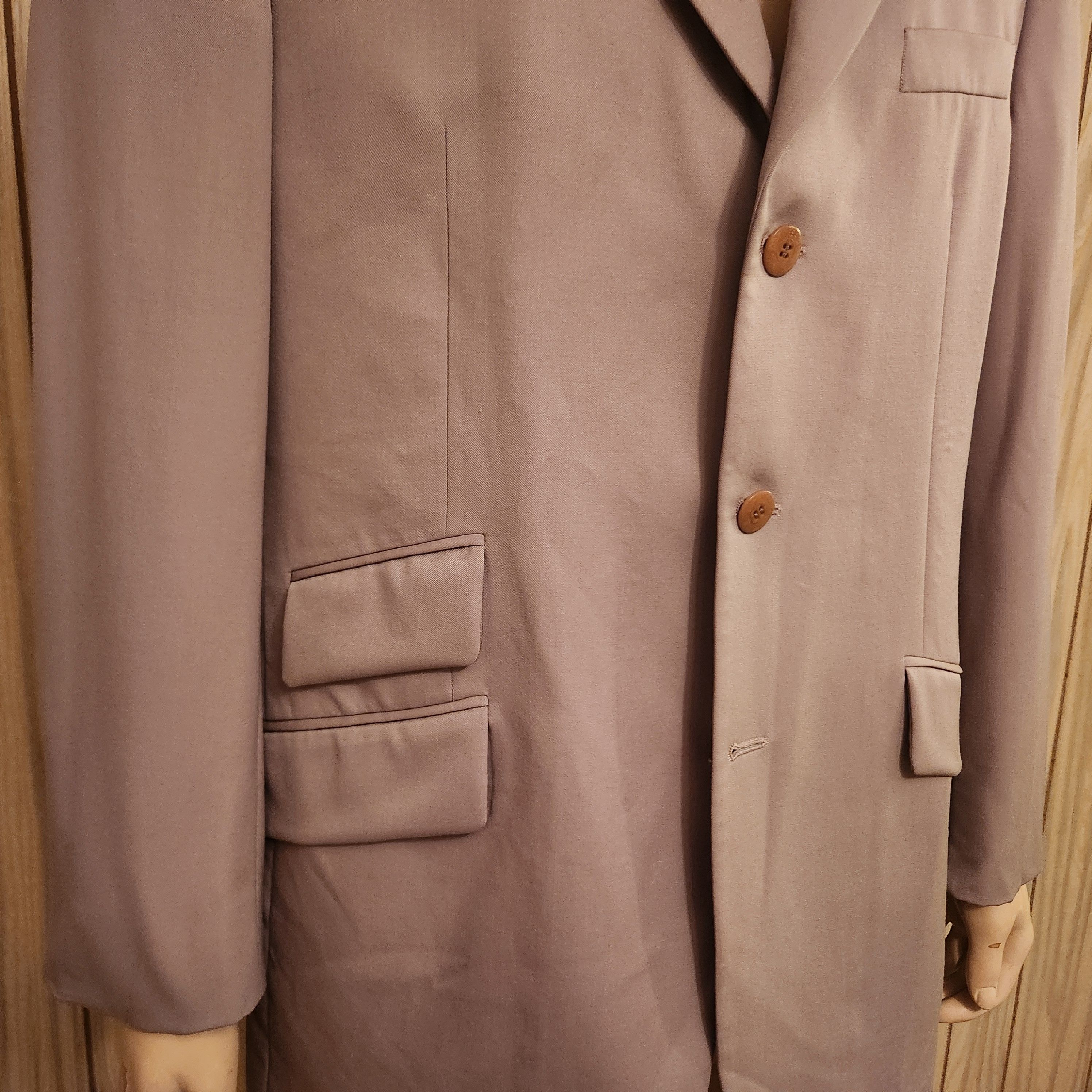 Versace Versace sport coat 42R tan wool 1980s Size 42R - 4 Thumbnail