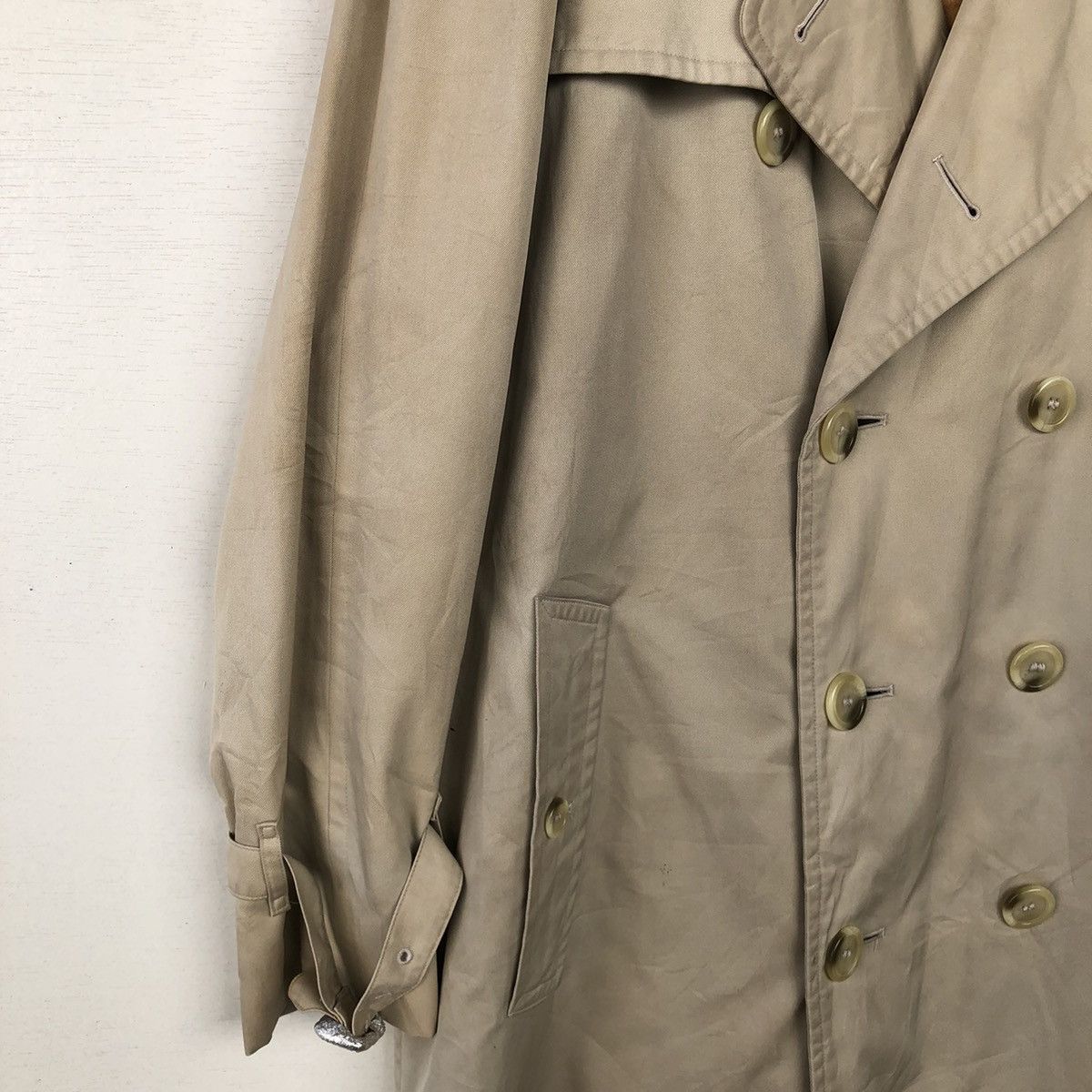 Burberry Vintage Burberrys London Kensington Nova Check Trench Coat Size US L / EU 52-54 / 3 - 9 Thumbnail
