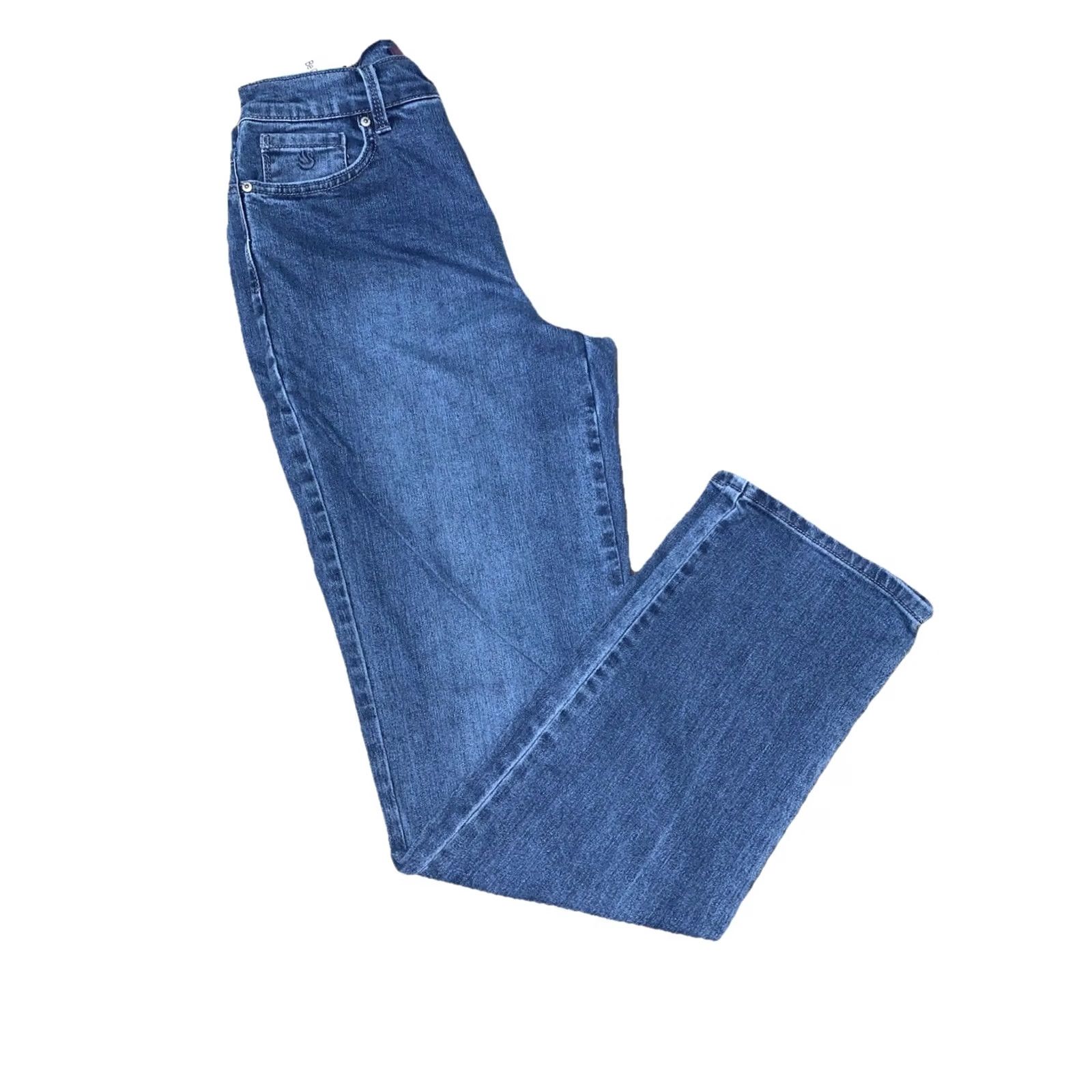 Gloria Vanderbilt Gloria Vanderbilt The Amanda Sliming Jean Womens Stretch Denim Tapered Sz 8 NWT Size 30" / US 8 / IT 44 - 5 Thumbnail