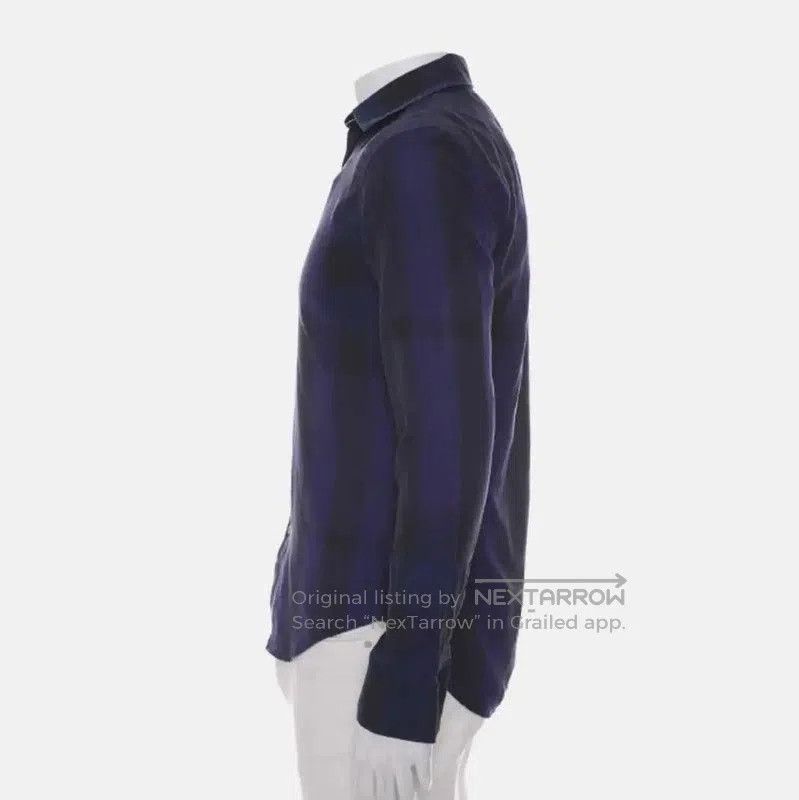 Burberry Burberry Men's Navy Check Long Sleeve Shirt. Size US S / EU 44-46 / 1 - 2 Thumbnail