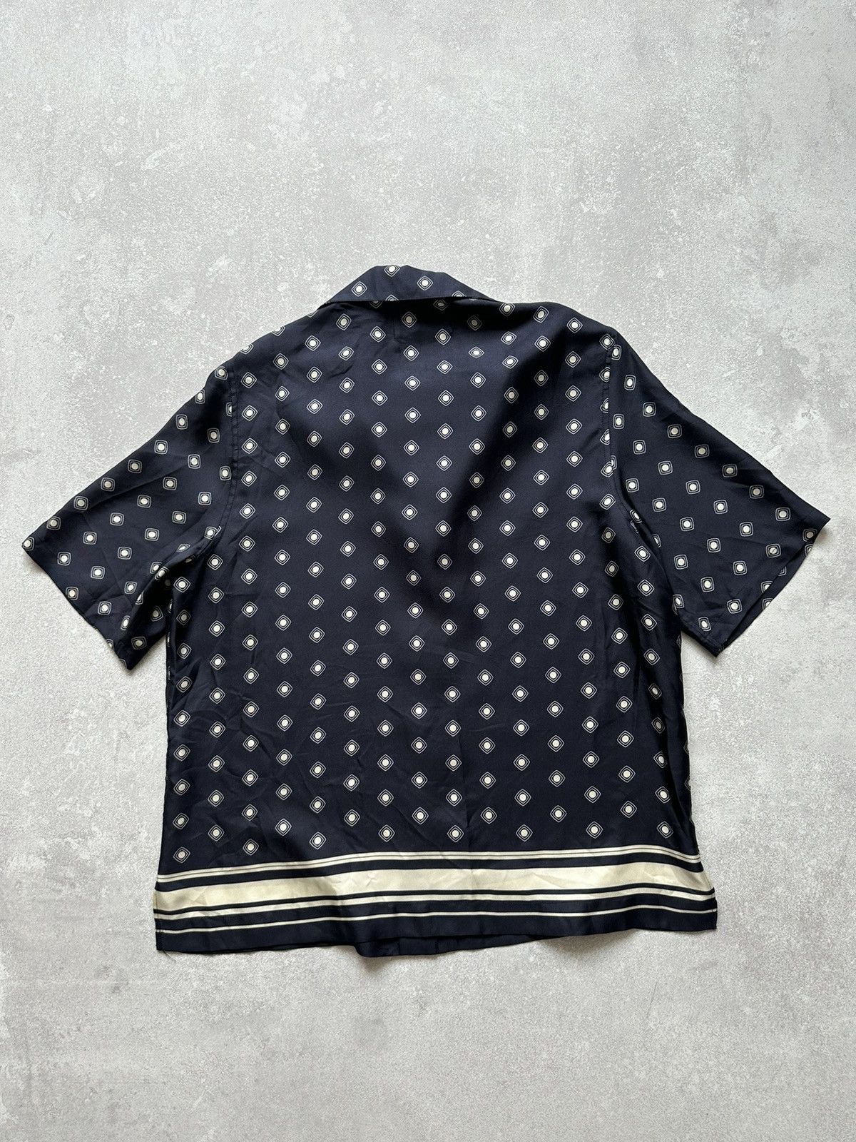 Officine Generale OFFICINE GÉNÉRALE Christelle Printed Silk-Twill Shirt Luxury Size M / US 6-8 / IT 42-44 - 10 Thumbnail