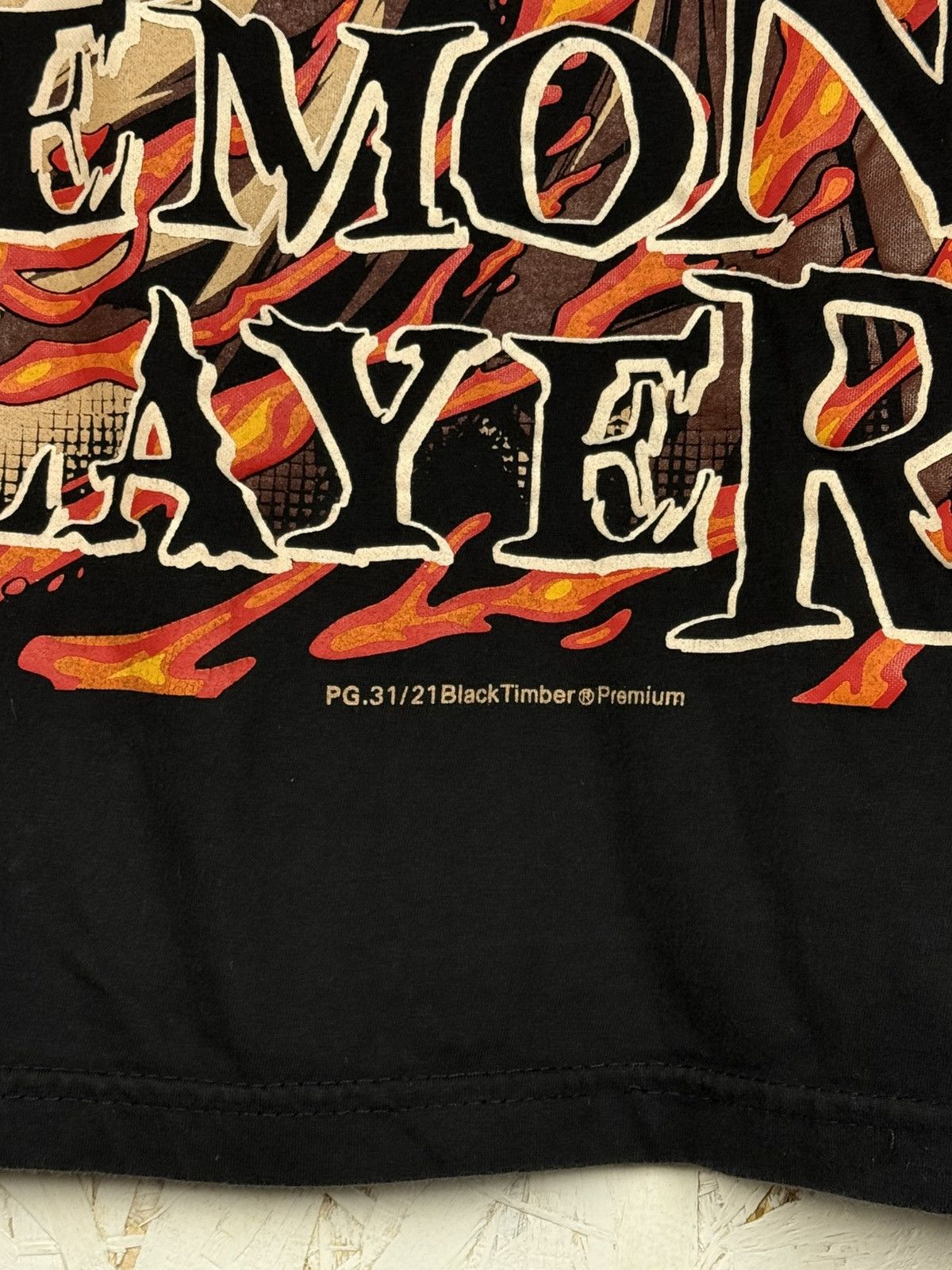 Band Tees Demon Slayer Anime Rengoku Flame Hashira Bootleg T-Shirt L Size US L / EU 52-54 / 3 - 3 Thumbnail