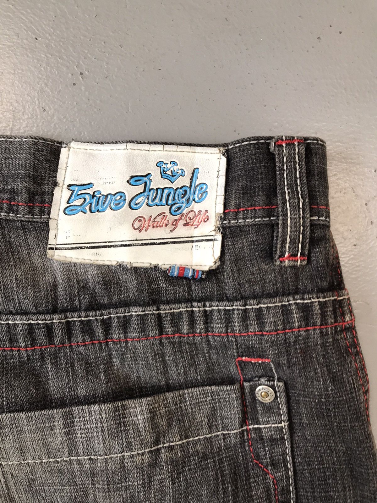 JNCO × Southpole × Vintage Vintage 5ive jungle & co. Y2K straight fit denim Size US 38 / EU 54 - 20 Thumbnail