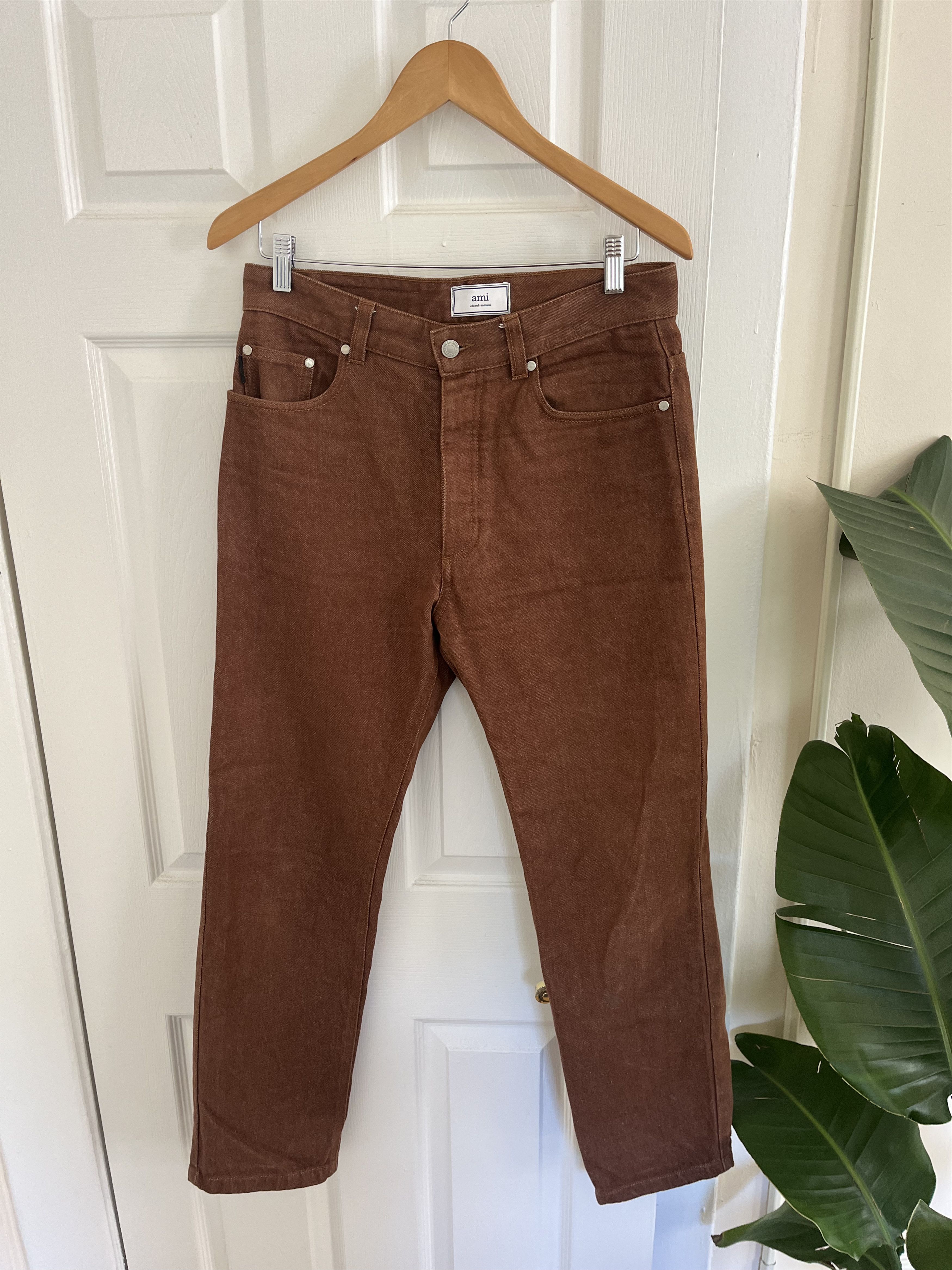 AMI ami denim jeans - brick Size US 29 - 1 Thumbnail