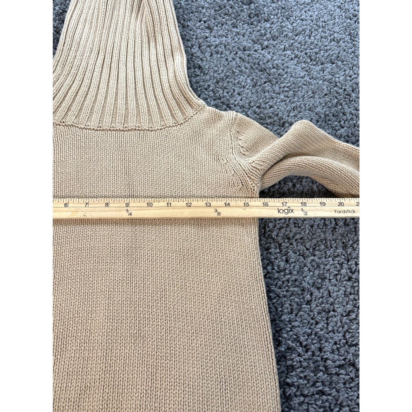 Gap Vintage Gap 90s Brown Pullover Turtleneck Women's Chunky Sweatshirt M User: Vintage Gap 90s Brown Turtleneck Pullover Women's Chunky Sweatshirt M Size M / US 6-8 / IT 42-44 - 3 Thumbnail