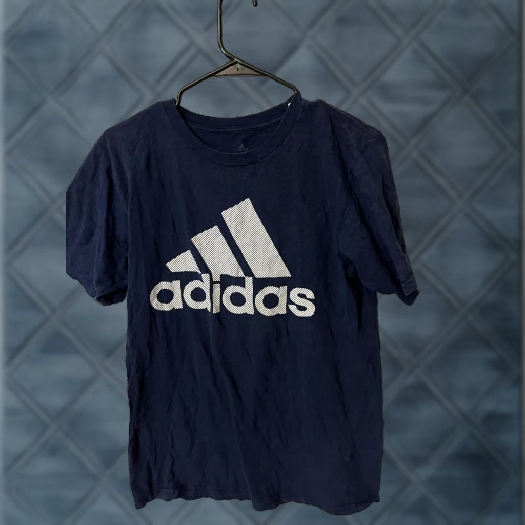 Adidas Adidas The Go-To Tee Shirt Adult Medium Blue Logo Athletic Mens Size US M / EU 48-50 / 2 - 1 Thumbnail