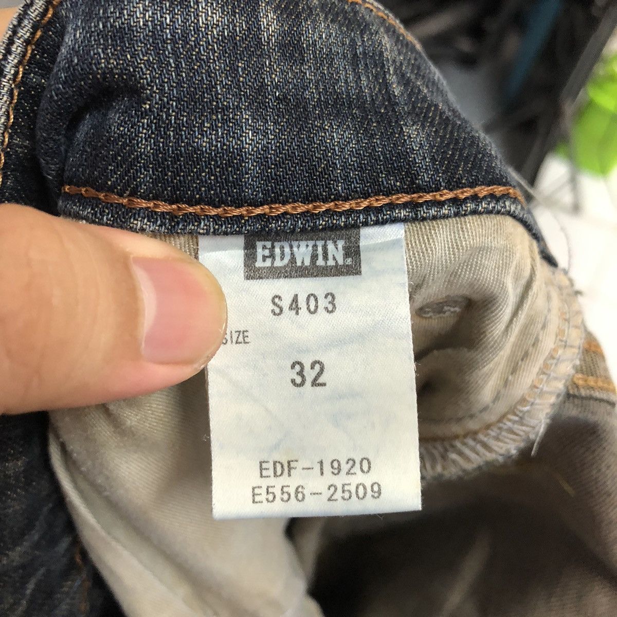 Edwin DL Edwin Blue Japan vintage Denim Pants #C205 Size US 32 / EU 48 - 19 Thumbnail