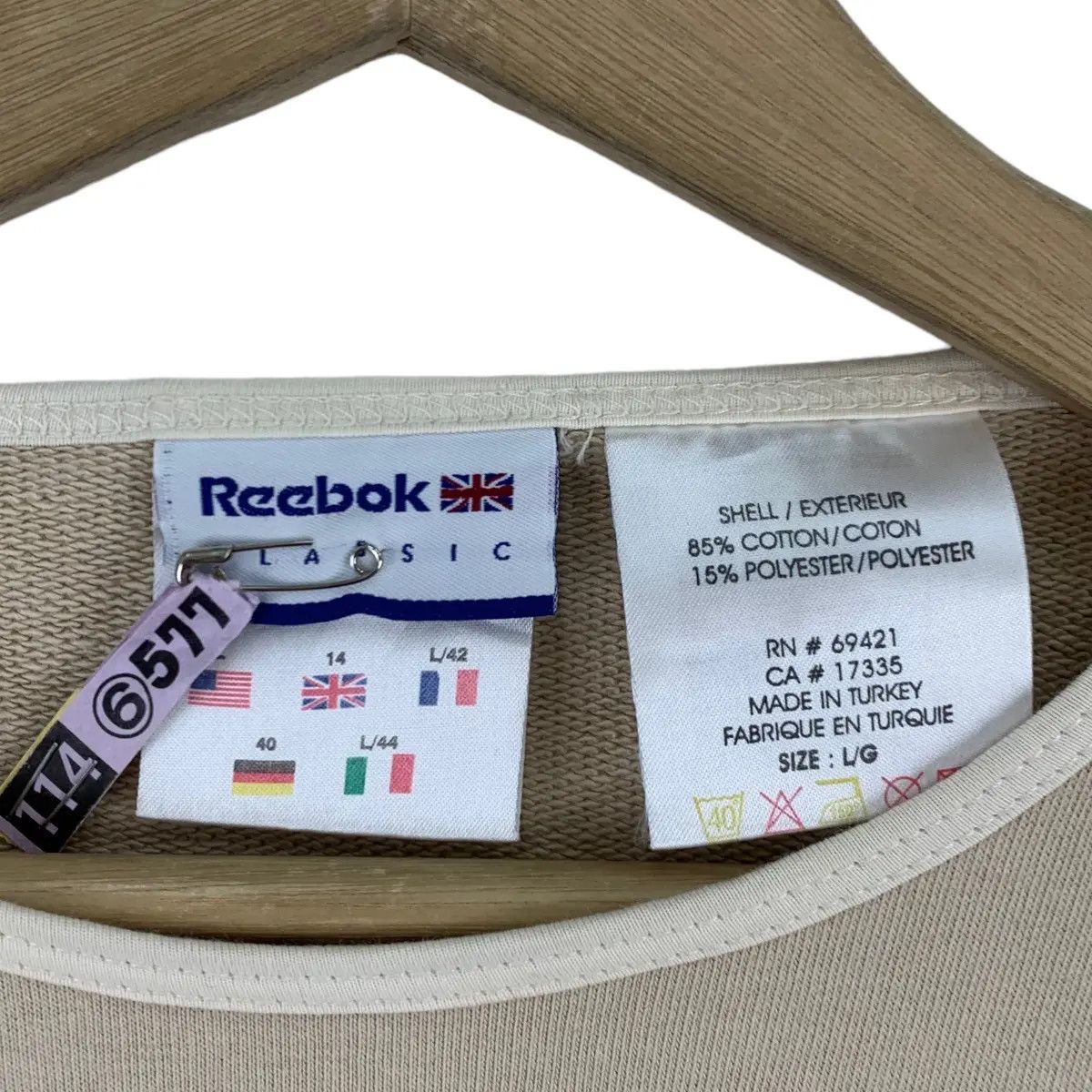 Reebok Vintage REEBOK CLASSIC Great Britain Flag Embroidered Size L / US 10 / IT 46 - 5 Thumbnail