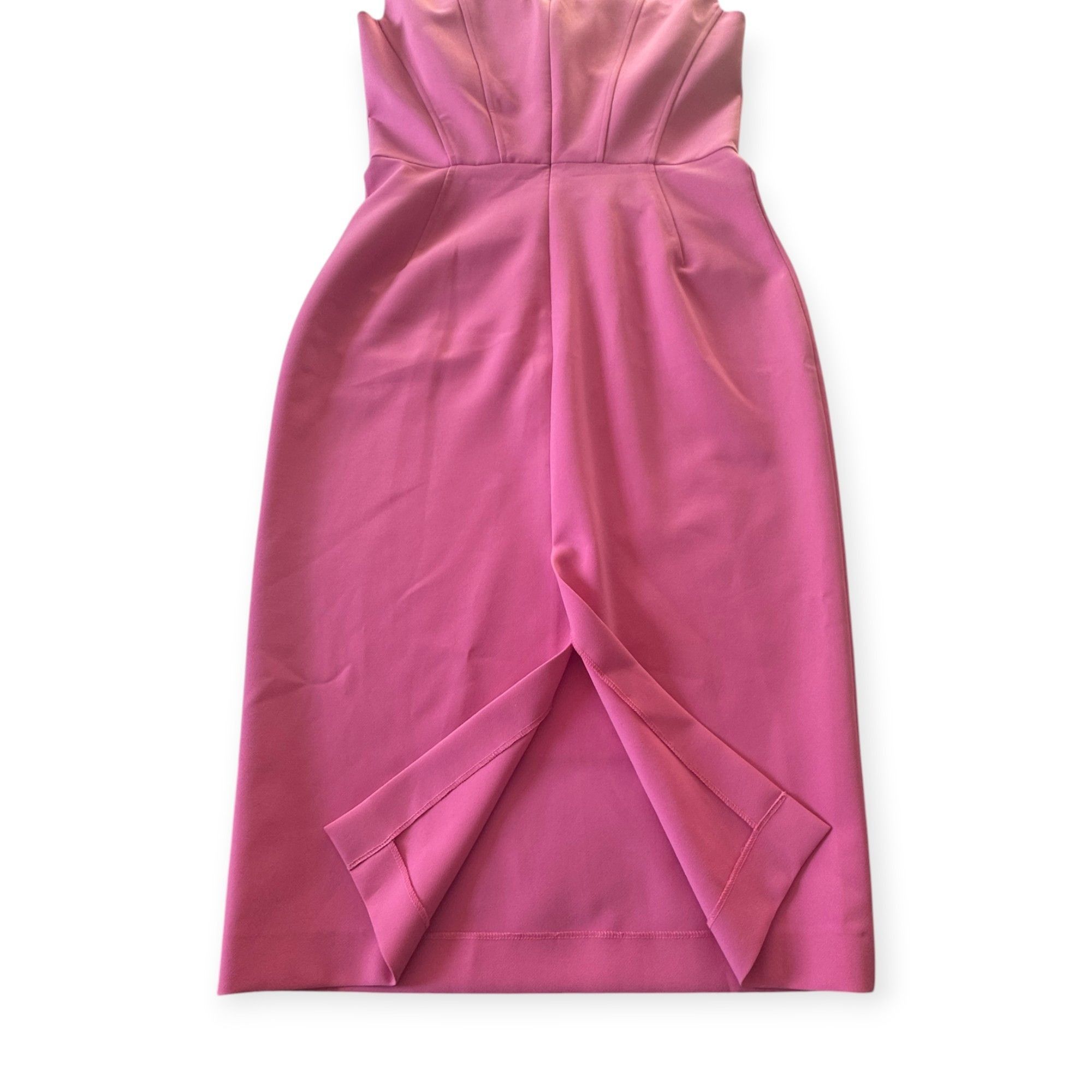 Prabal Gurung NWT Prabal Gurung Pink Sculpted Sweetheart Sheath Midi Dres Size M / US 6-8 / IT 42-44 - 10 Thumbnail