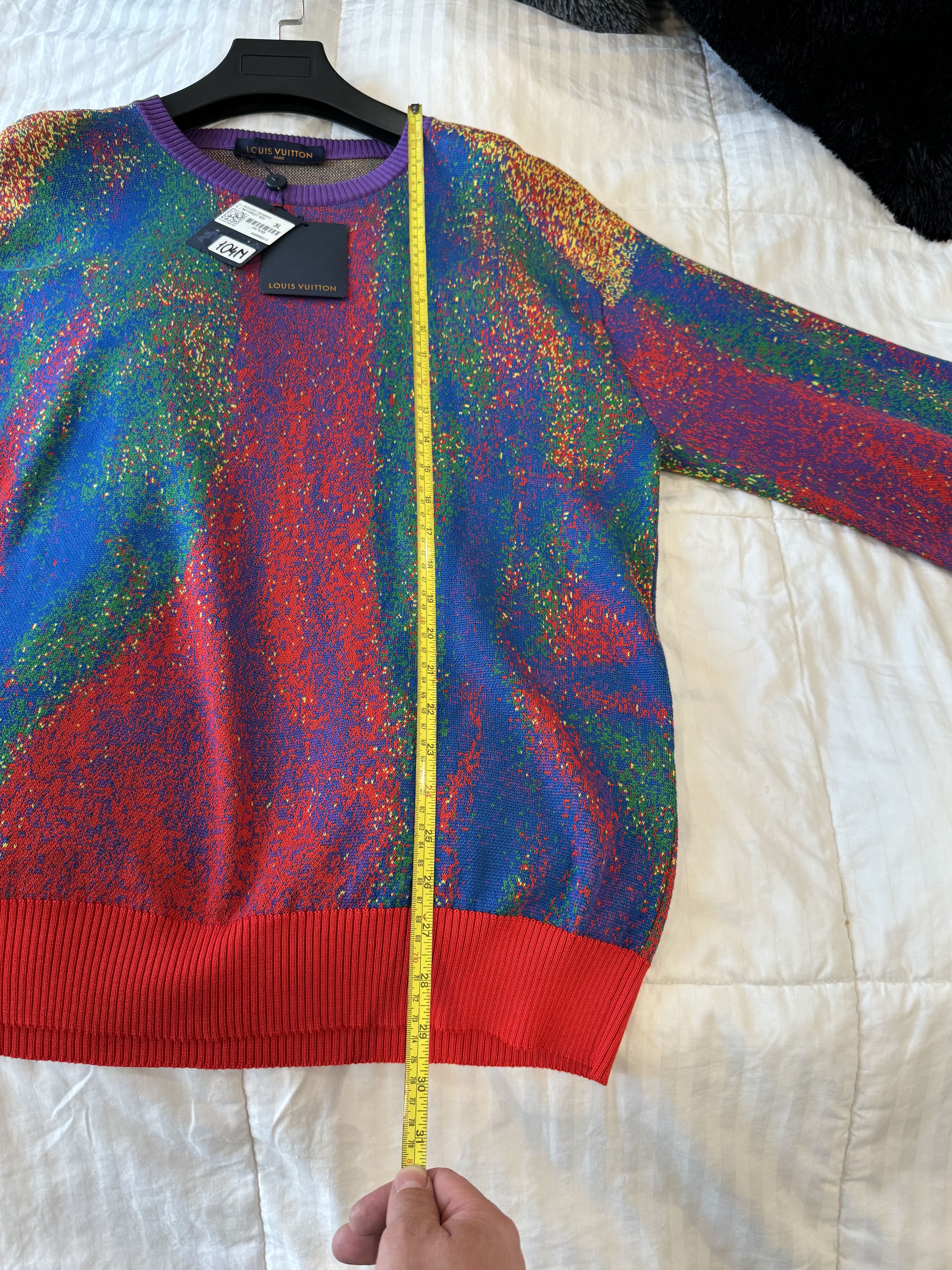 Louis Vuitton Louis Vuitton Multicolor Pullover Rainbow Sweater Size US XXL / EU 58 / 5 - 8 Thumbnail