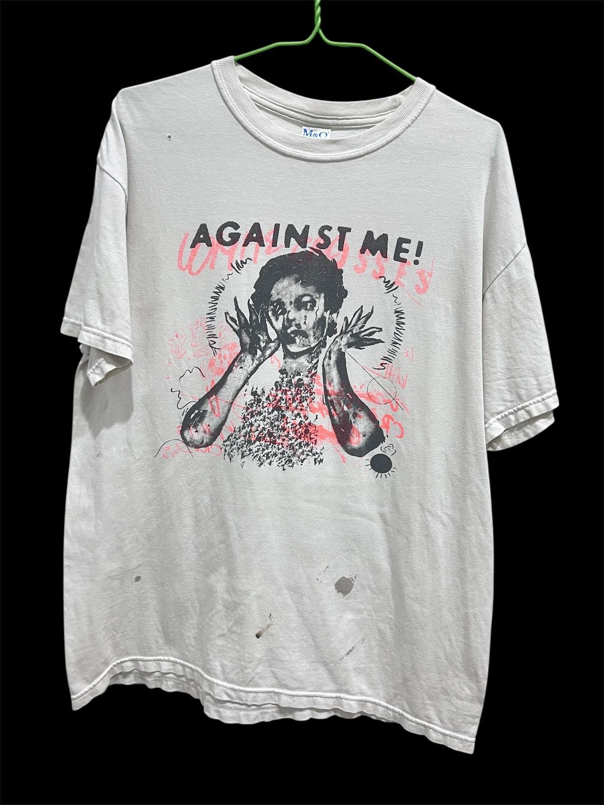 Band Tees Vintage Y2K AGAINST ME! TOUR Tee Punk Alternative rock Size US M / EU 48-50 / 2 - 1 Thumbnail