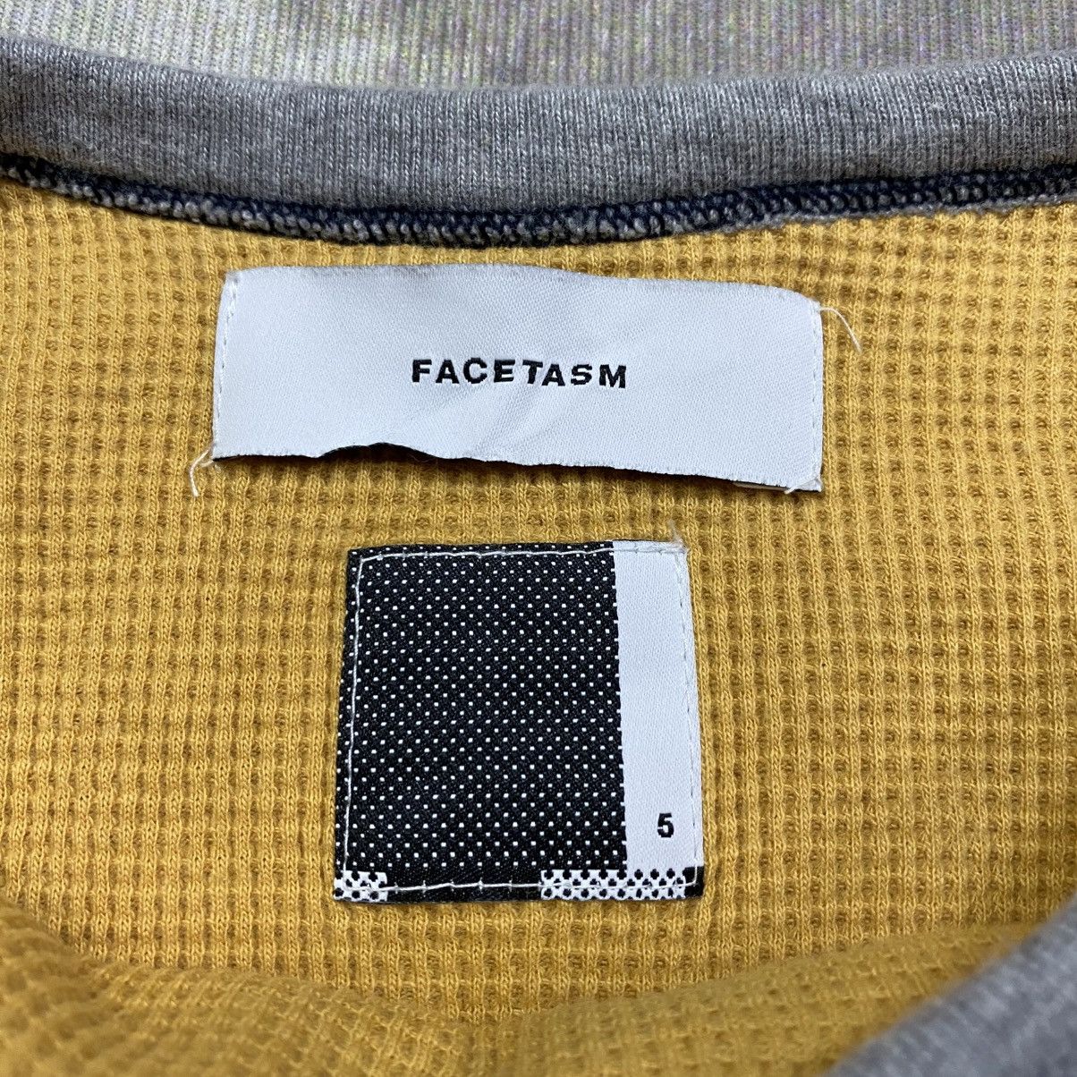 Facetasm Japanese Brand FACETASM Distressed Style Long Sleeve T-shirt Size US M / EU 48-50 / 2 - 5 Thumbnail