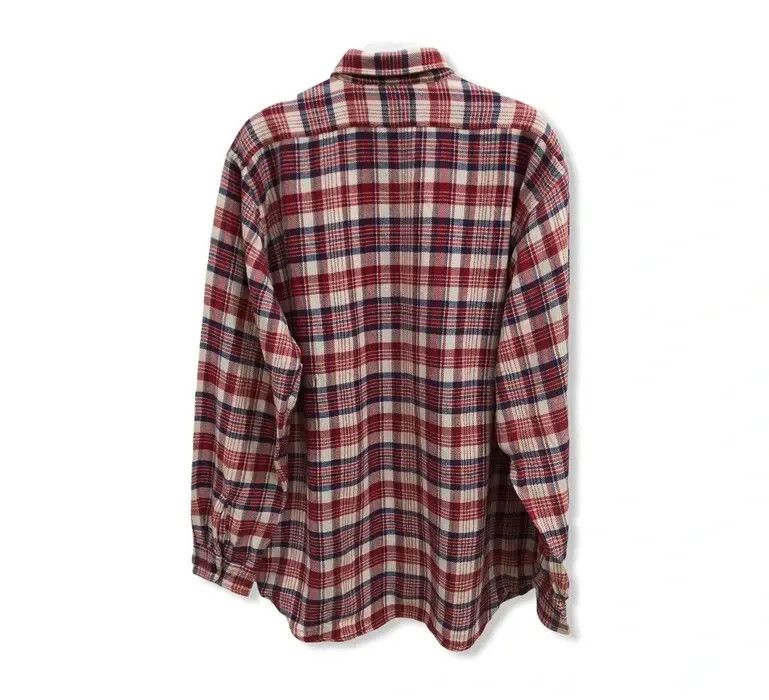 Vintage Vintage Baffy Plaid Tartan Flannel Shirt 👕 Size US L / EU 52-54 / 3 - 4 Thumbnail