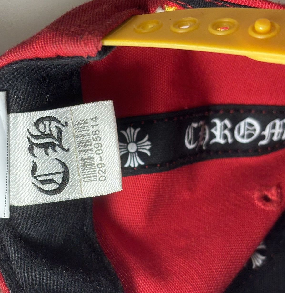 Chrome Hearts CHROME HEARTS BASEBALL HAT ‘RED/YELLOW’ Size ONE SIZE - 11 Thumbnail
