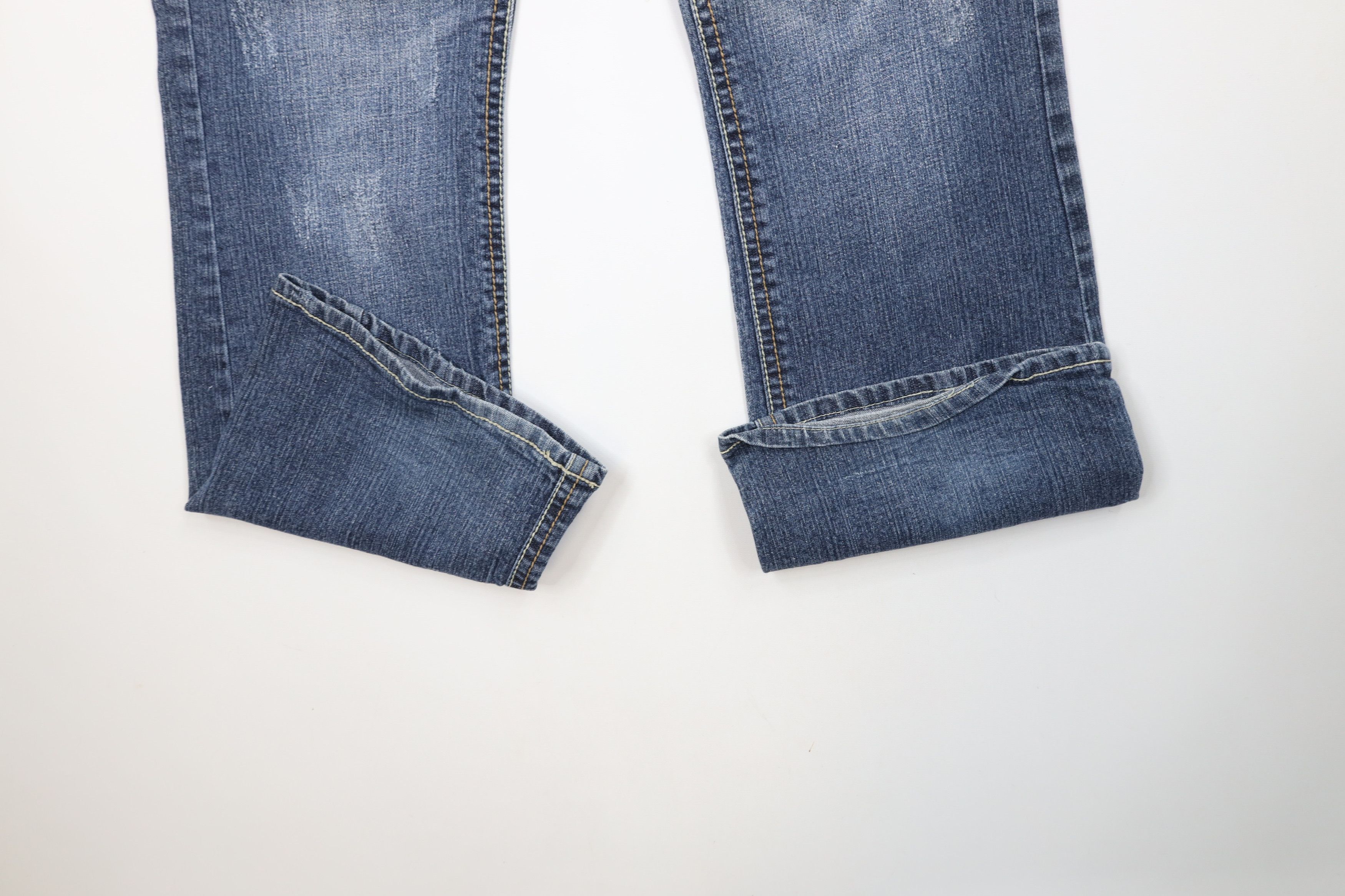 Vintage Vintage 90s Y2K Babydoll Stretch Flared Wide Leg Denim Jeans Size 40" / US 18 - 5 Thumbnail
