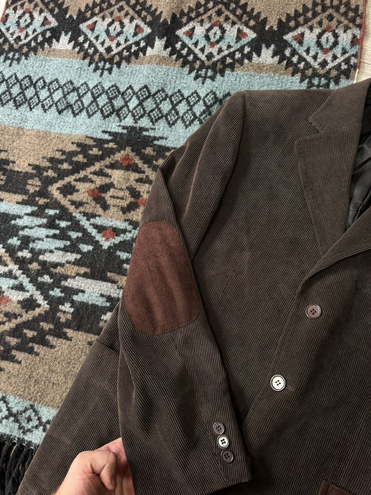 Dolce & Gabbana Dolce Gabbana Velvet Blazer Jacket Brown Size 48R - 6 Thumbnail