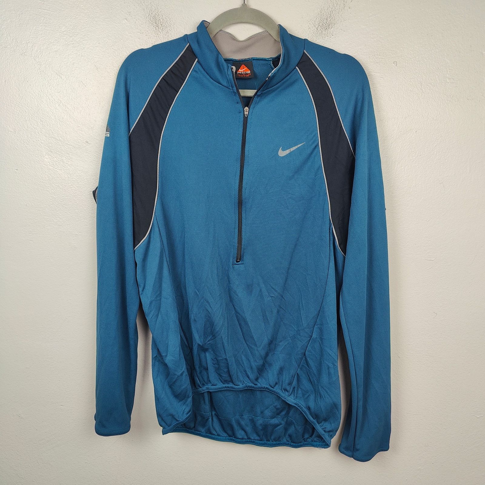 Nike Vintage Nike ACG Cycling Jersey Mens Medium 90s Blue Size US M / EU 48-50 / 2 - 1 Thumbnail