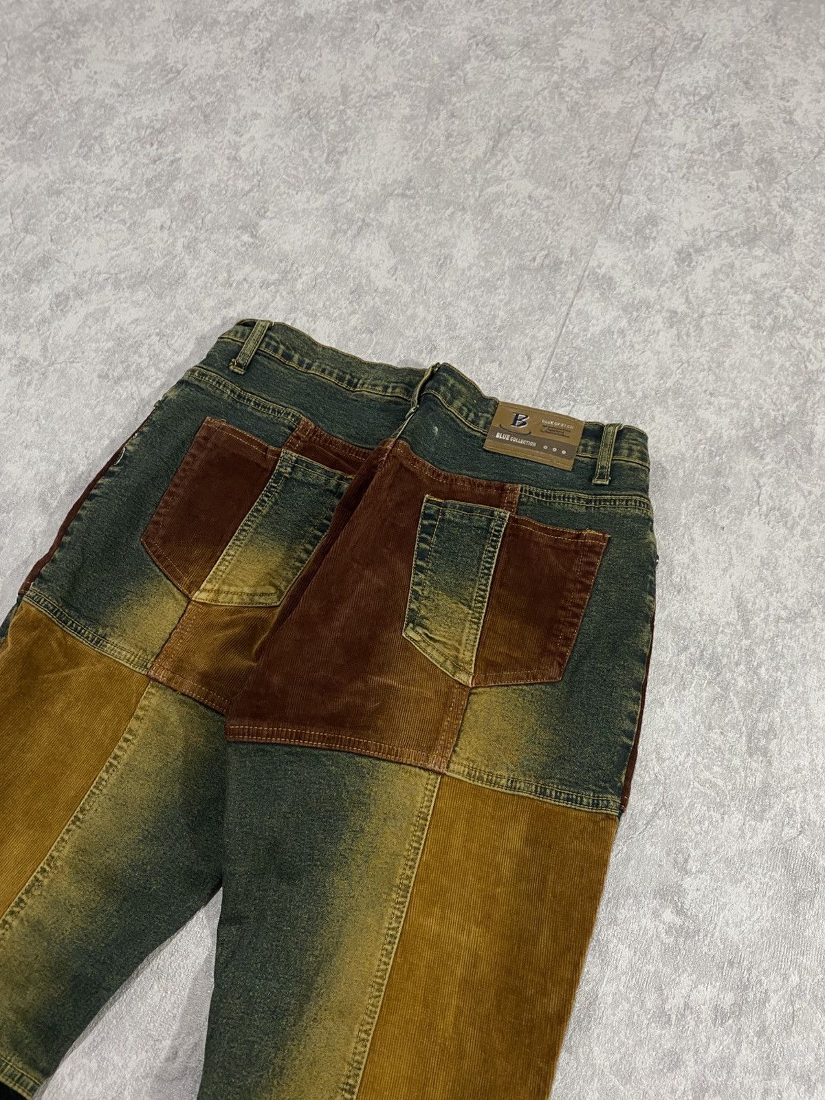 Le Grande Bleu (L.G.B.) Archive Patchwork Flared Denim If Six Was Nine LGB Style Size 31" - 4 Thumbnail