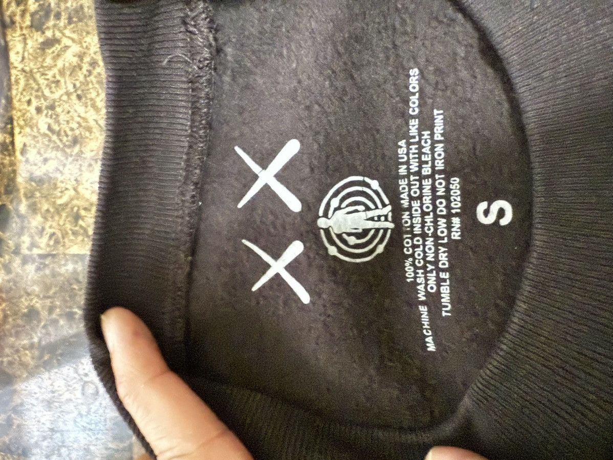 Kaws × Kid Cudi Sz Small-KAWS x Kid Cudi Moon Black Crewneck Size US S / EU 44-46 / 1 - 7 Thumbnail