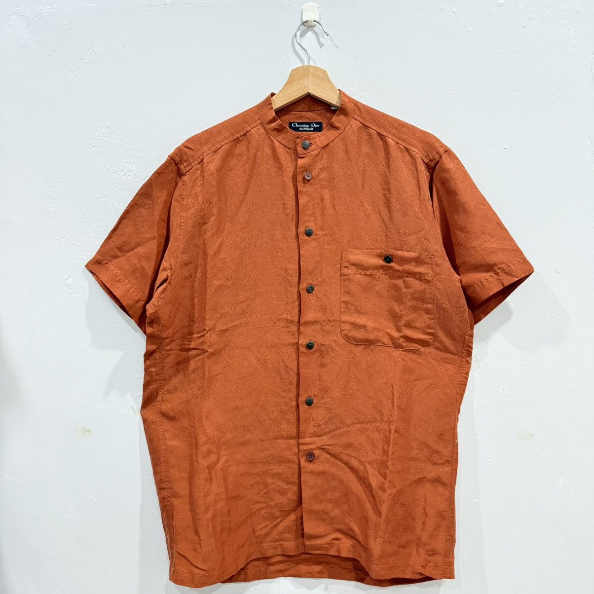 Christian Dior Monsieur Christian Dior Mandarin Collar Shirts Size US M / EU 48-50 / 2 - 1 Thumbnail