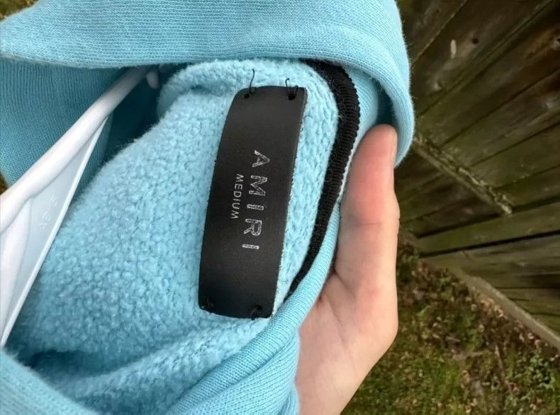 Amiri Amiri 18aw Sky Blue Heartbroken Sweatshirt Size US M / EU 48-50 / 2 - 4 Thumbnail