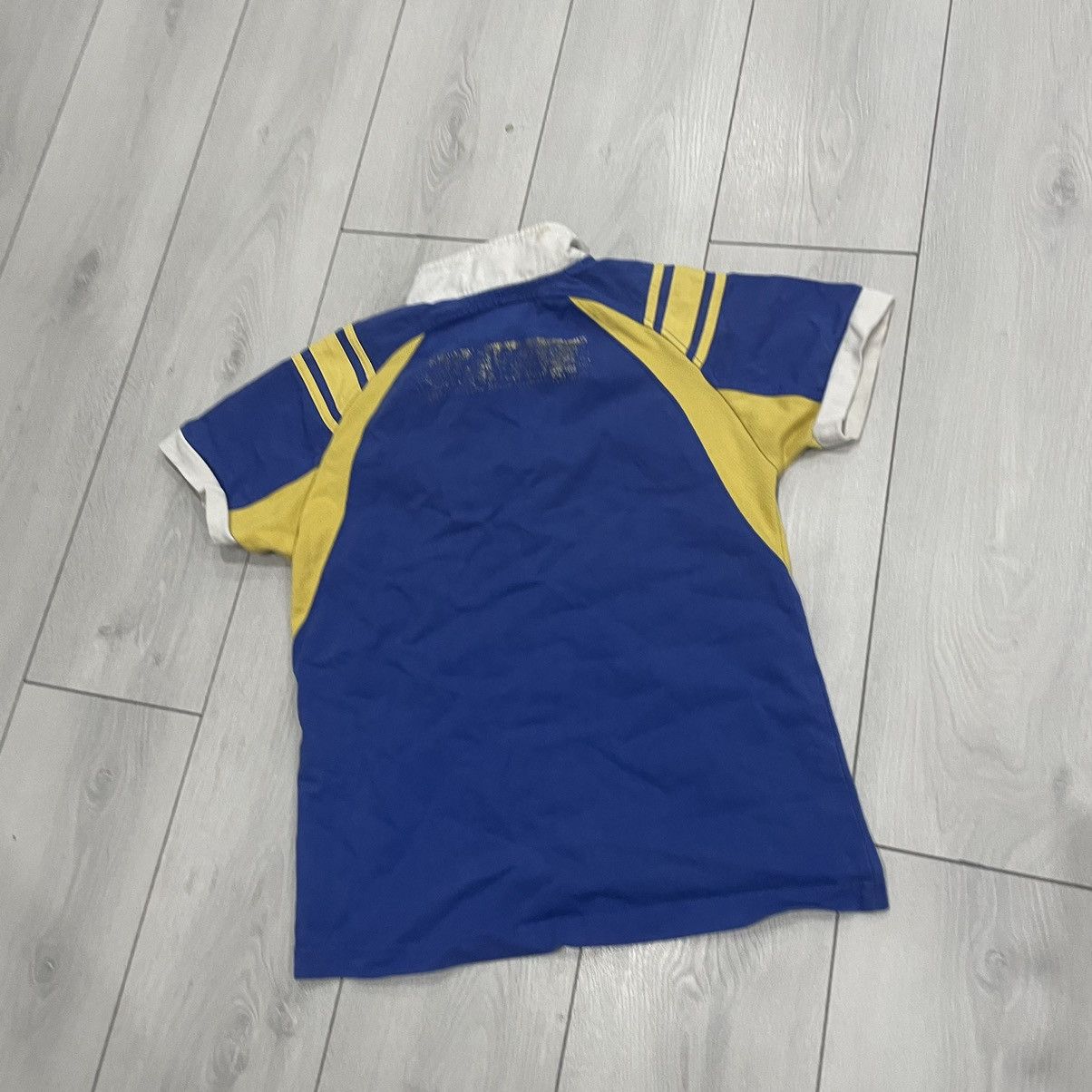 Canterbury of New Zealand 90s LEEDS RHINOS ISC COBBETTS Rugby tee Shirt Jersey jet2 Size US S / EU 44-46 / 1 - 8 Thumbnail