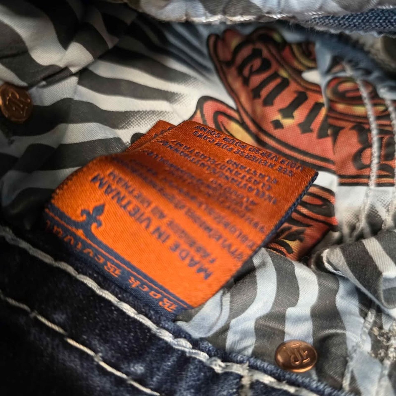 Rock Revival Rock Revival Beryle Slim Boot Jeans Flap Pockets Size 30 Size US 30 / EU 46 - 6 Thumbnail