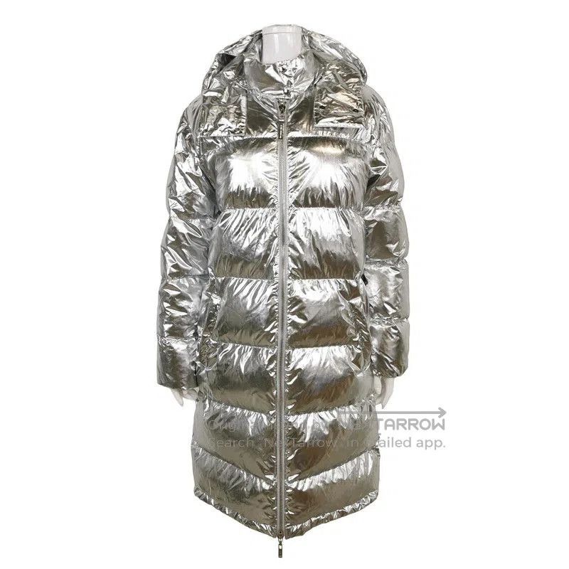 Louis Vuitton Louis Vuitton Silver Hooded Down Jacket. Size US S / EU 44-46 / 1 - 1 Thumbnail