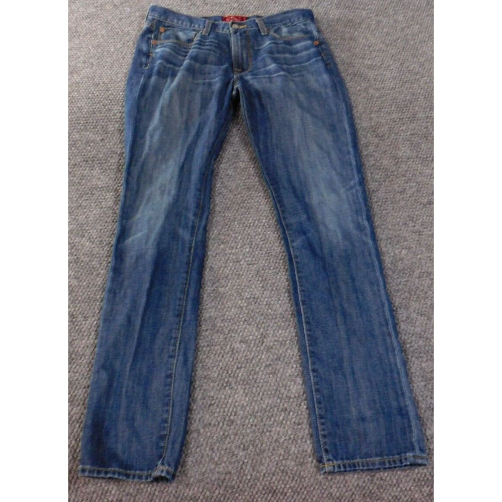 Lucky Brand Lucky Brand Jeans Mens 32x32 Blue Denim Skinny Dark Authentic Cowboy Pockets Jeans Mens Regular Inseam 32 Size US 32 / EU 48 - 2 Thumbnail