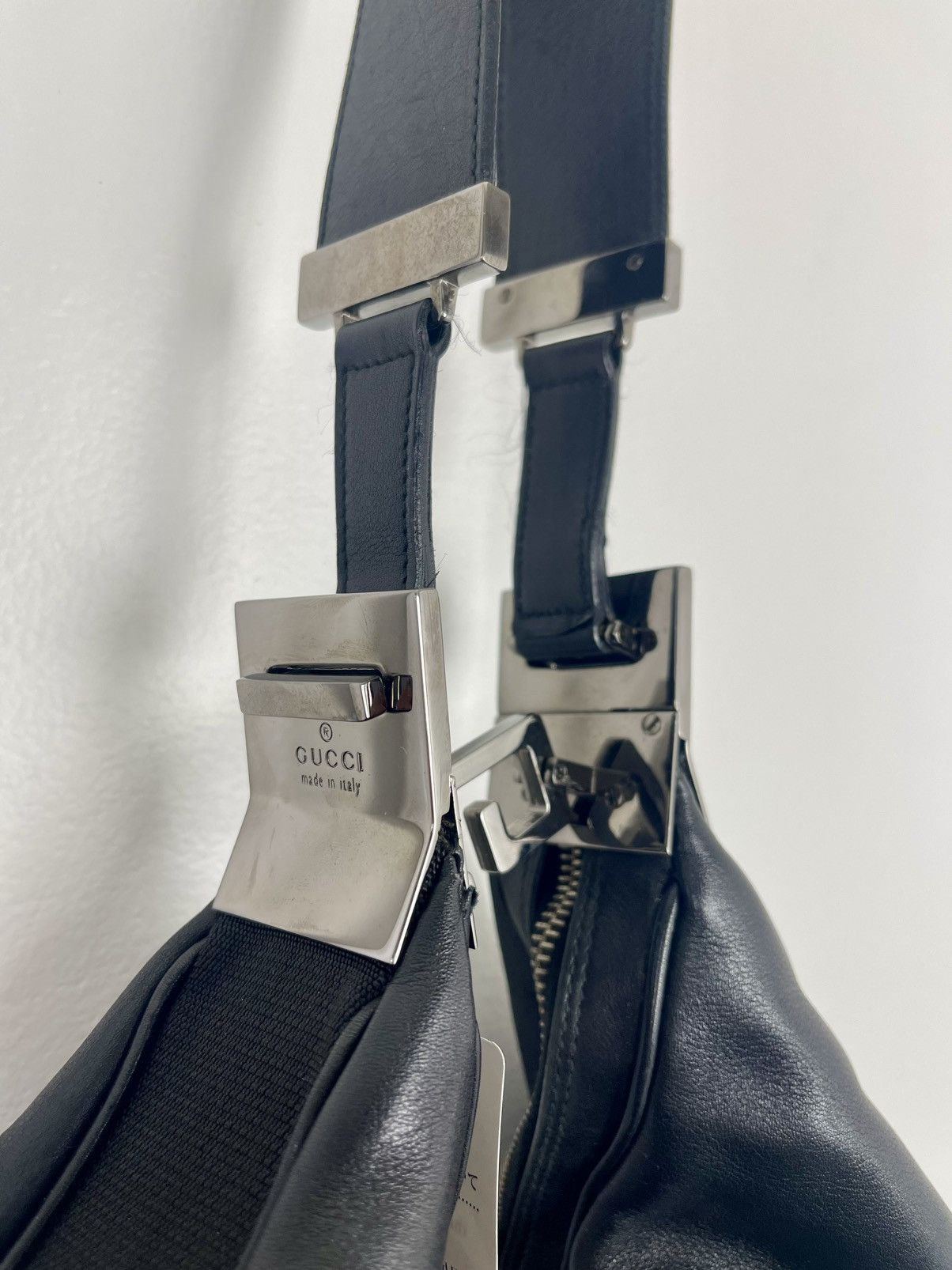 Gucci Gucci Tom Ford 90s Leather Attache G hook Shoulder Bag Size ONE SIZE - 3 Thumbnail