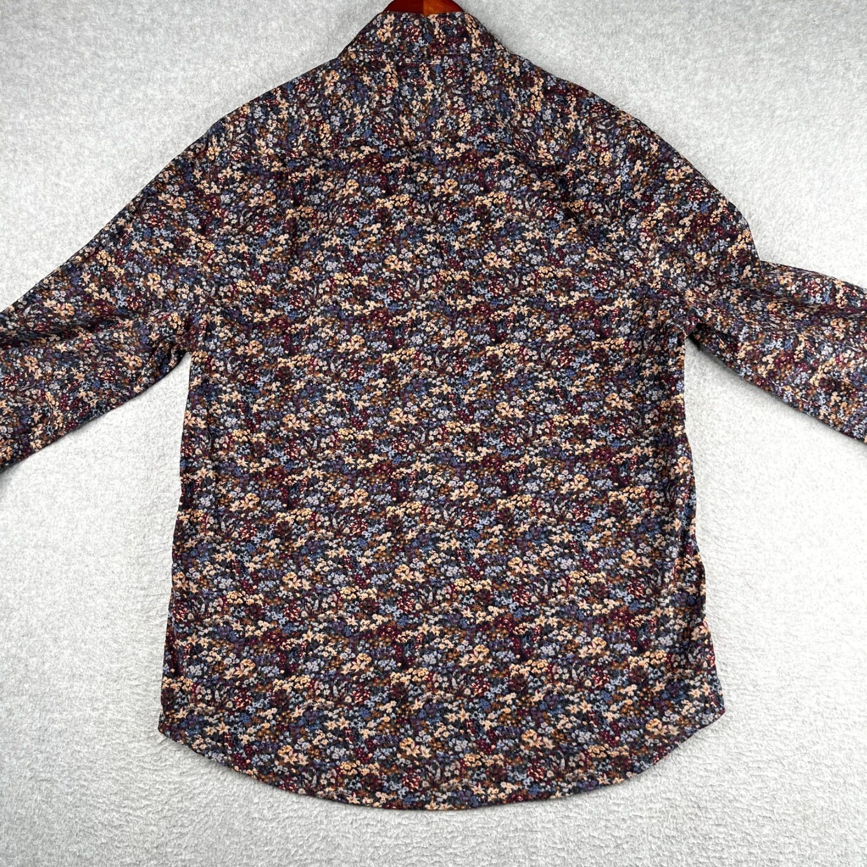 Express Express Shirt Mens Small Multicolor Floral Button-Up Long Sleeve NWT Size US S / EU 44-46 / 1 - 6 Thumbnail