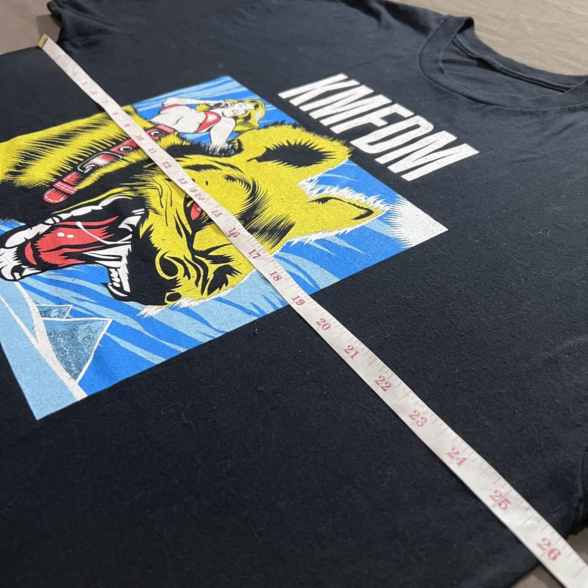 Band Tees KMFDM Hyëna Tour Promo Tee 2XL Industrial Rock Size US XXL / EU 58 / 5 - 7 Thumbnail
