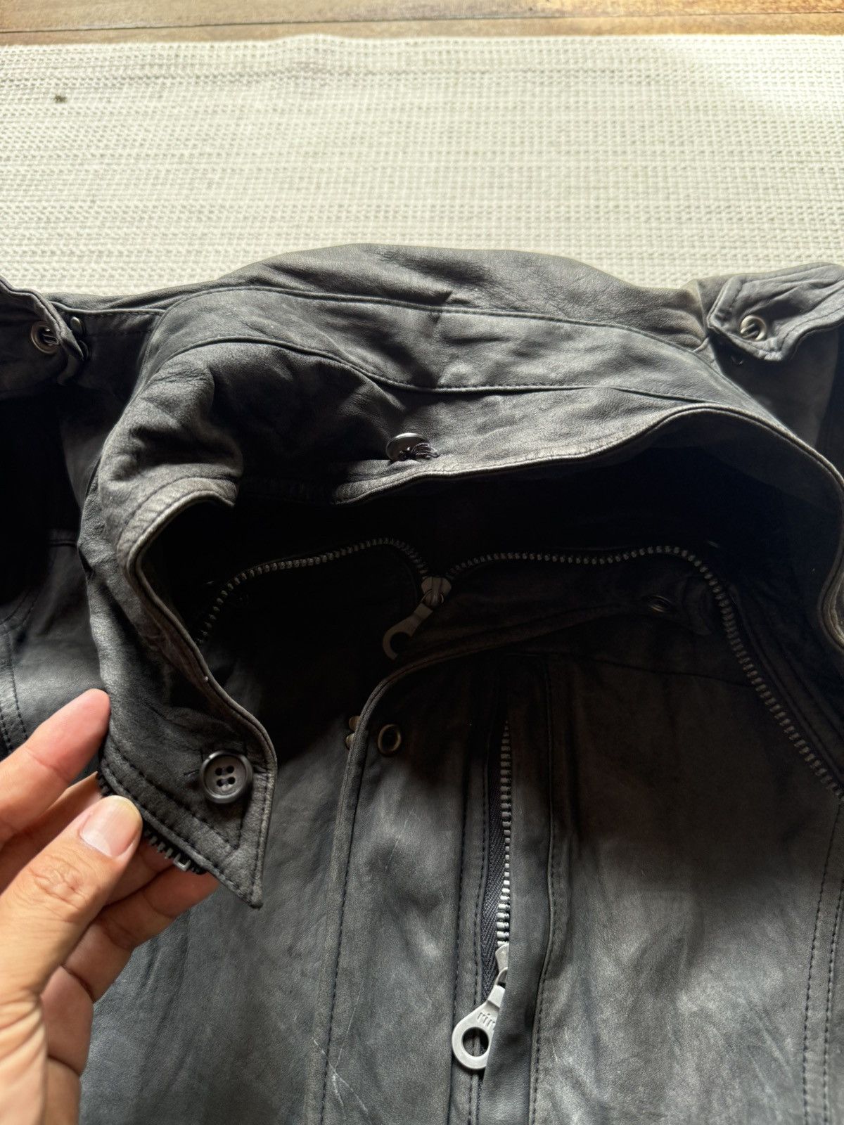 Other Vintage Kyoji Maruyama Nubuck leather jacket Size US M / EU 48-50 / 2 - 6 Thumbnail