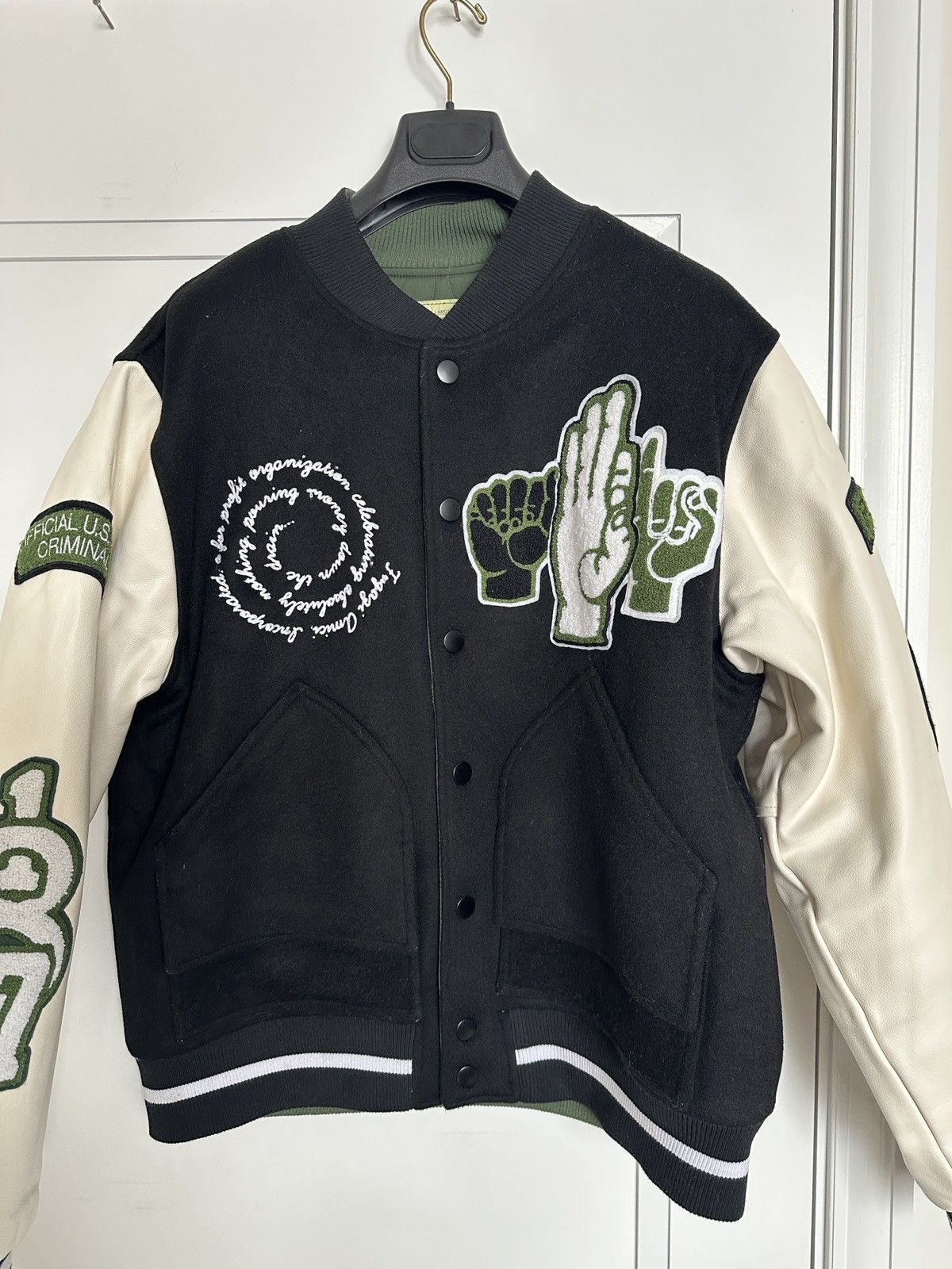 Fugazi "VEBLEN" REVERSIBLE VARSITY JACKET Size US L / EU 52-54 / 3 - 1 Thumbnail