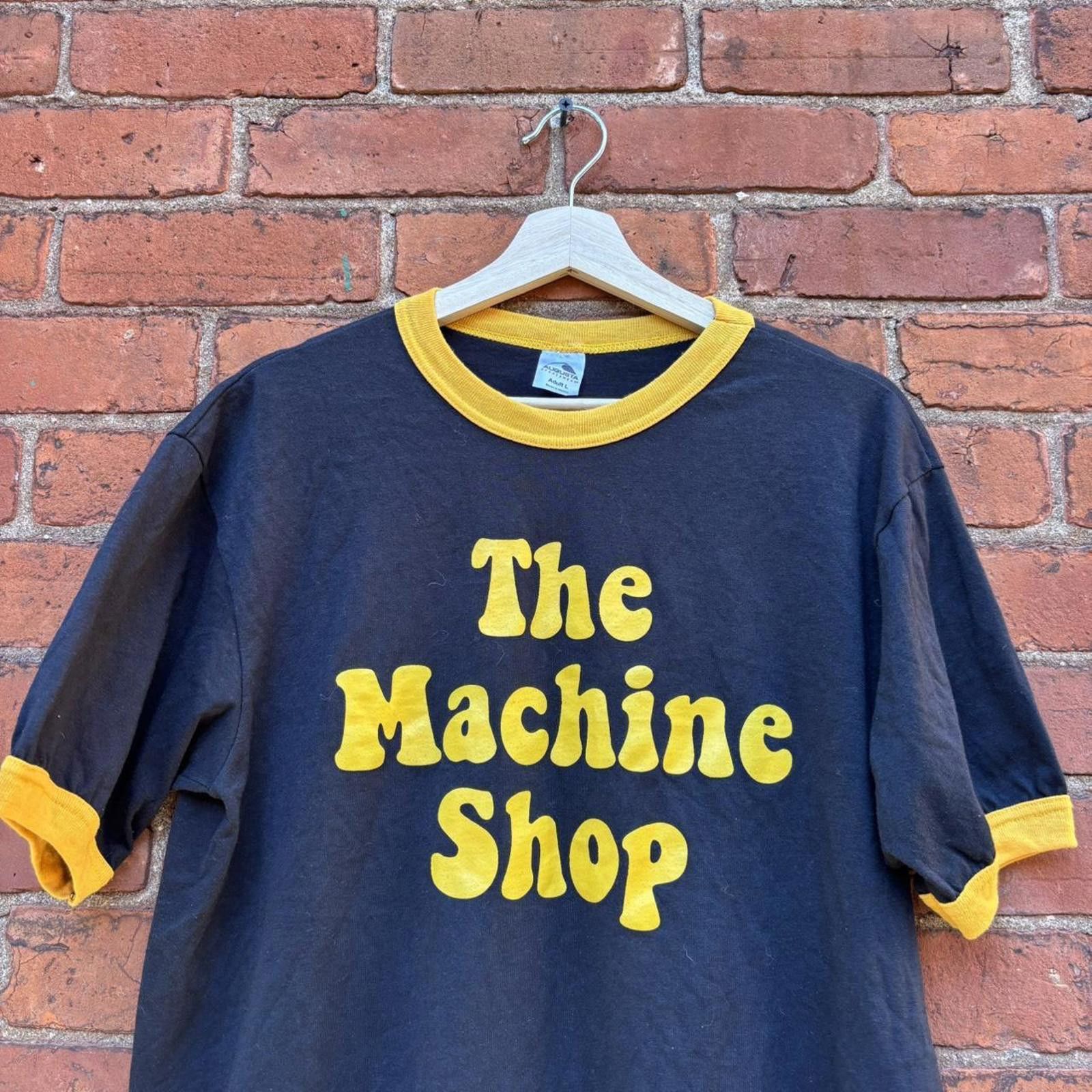 Augusta Sportswear the machine shop Flint Michigan ringer t shirt L Size US L / EU 52-54 / 3 - 2 Thumbnail