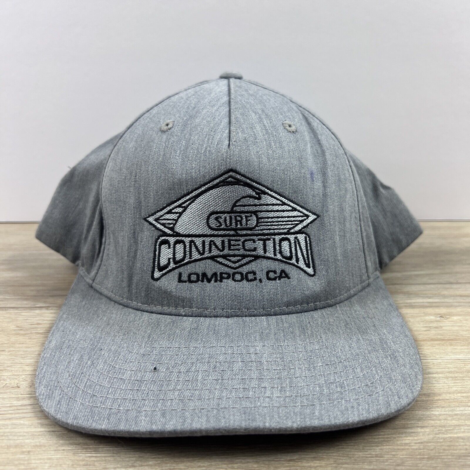 Other Surf Connection Hat Lompoc Ca Adjustable Hat Gray Adjustable Size ONE SIZE - 3 Thumbnail