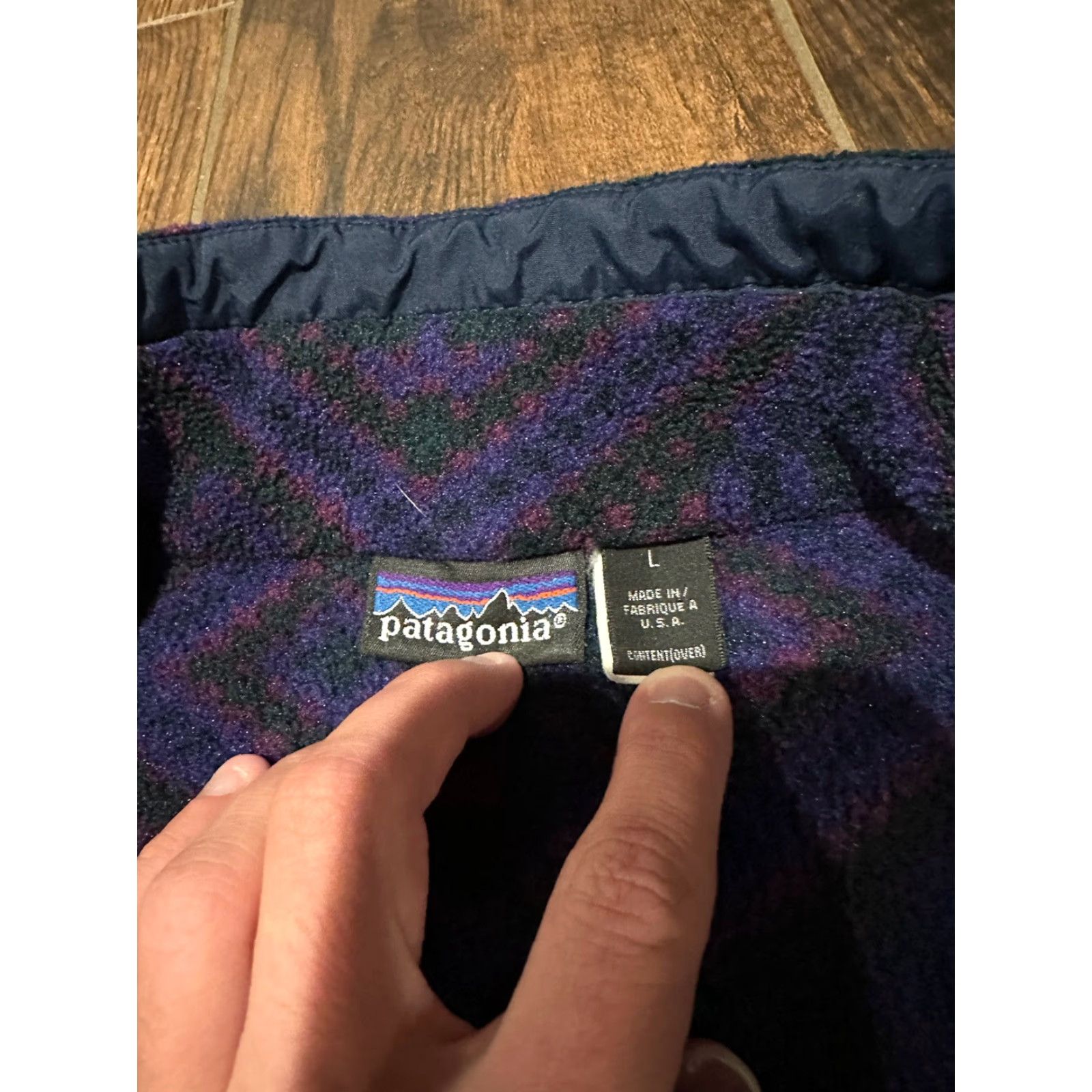 Patagonia VINTAGE Patagonia Half Zip Aztec 90s Fleece Pullover Sz Large Size US L / EU 52-54 / 3 - 7 Thumbnail