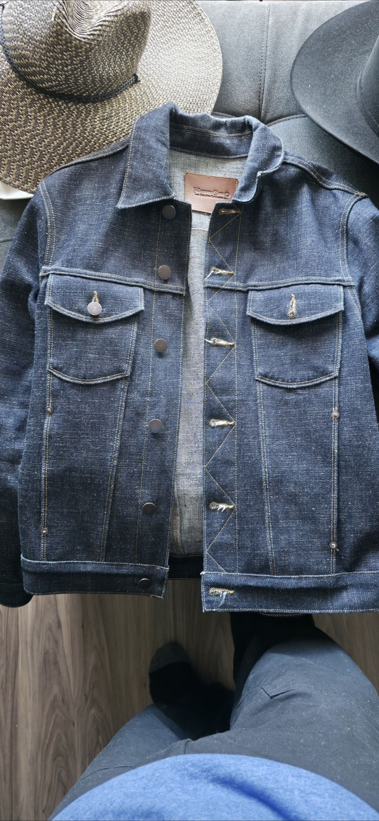 Freenote Cloth FREENOTE CLOTH CLASSIC DENIM JACKET 17 OUNCE INDIGO SLUB Size US L / EU 52-54 / 3 - 1 Thumbnail