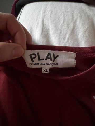 Comme des Garcons PLAY Comme des Garçons Play Double Heart T-Shirt Size US XL / EU 56 / 4 - 3 Thumbnail