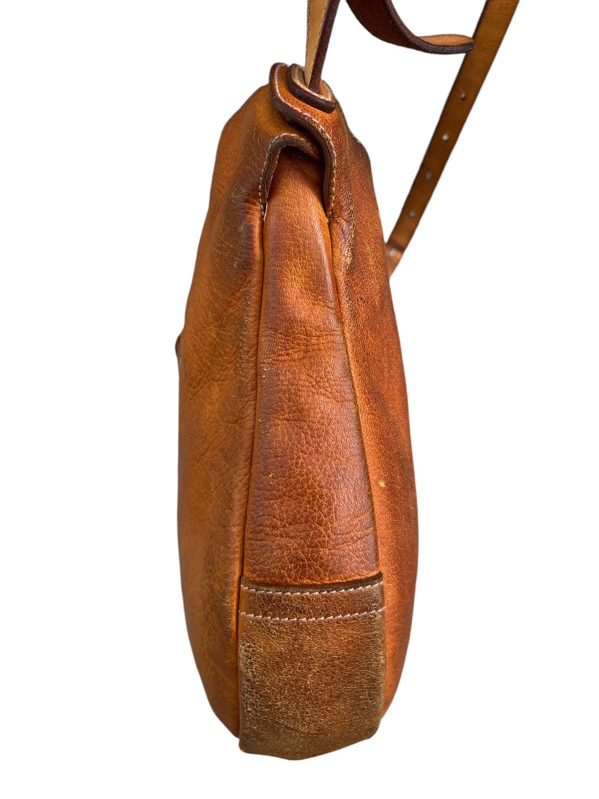 Leather Trashed Style Craft Japan Distress Muddy Patina Leather Bag Size ONE SIZE - 16 Thumbnail