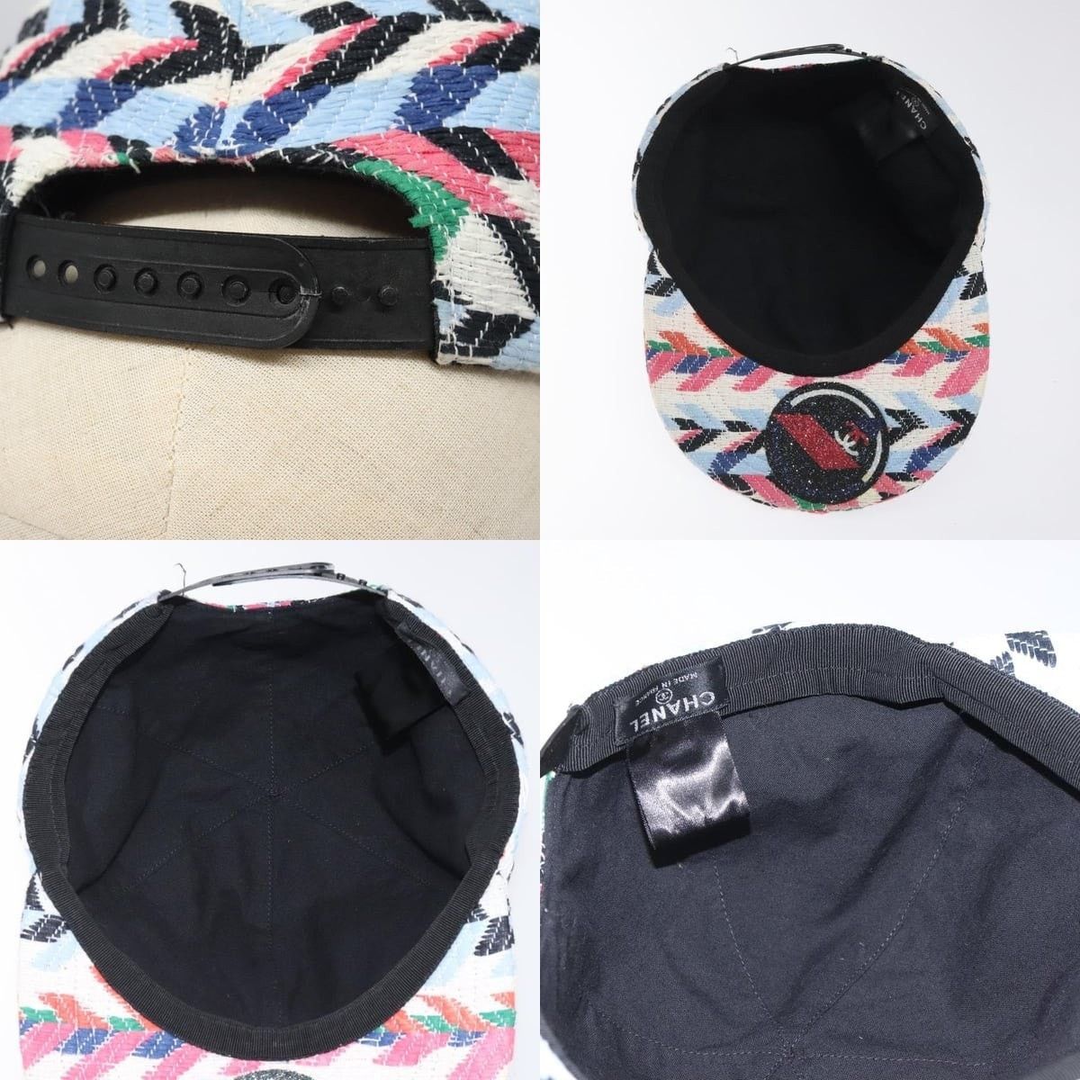 Chanel Chanel Airline Cap Cotton Multicolor CC Size ONE SIZE - 4 Thumbnail