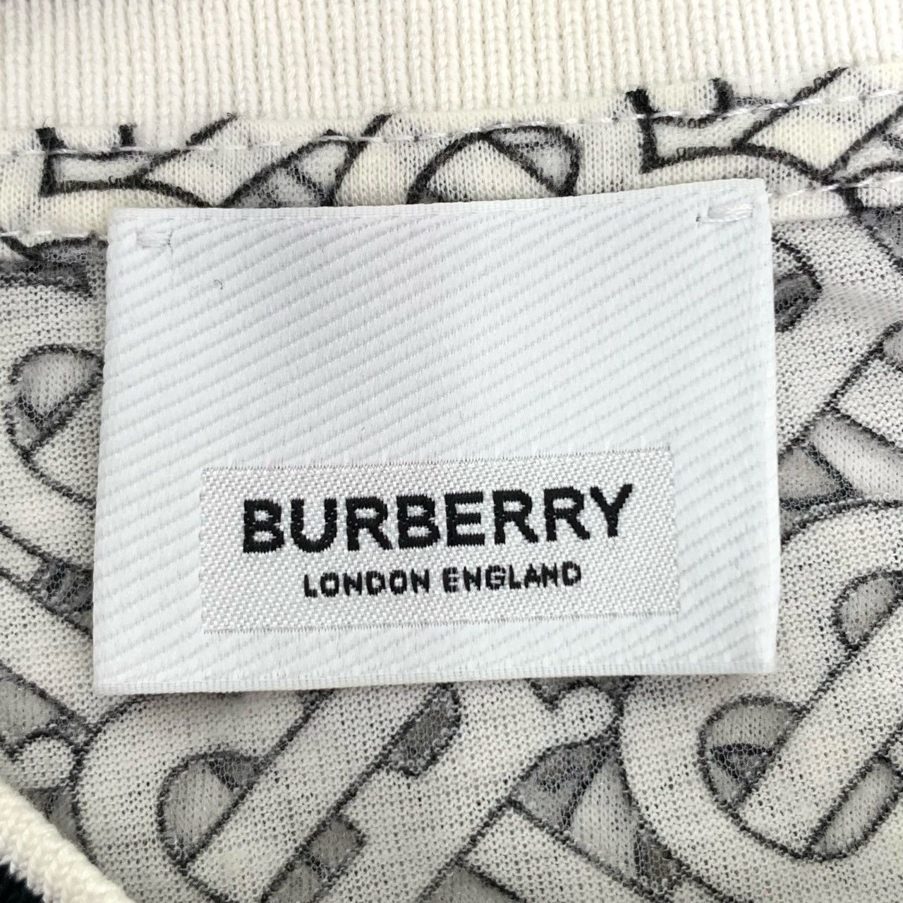 Burberry Burberry Printed Mesh Cotton Short Sleeve T-shirt (Size S) Size US S / EU 44-46 / 1 - 2 Thumbnail