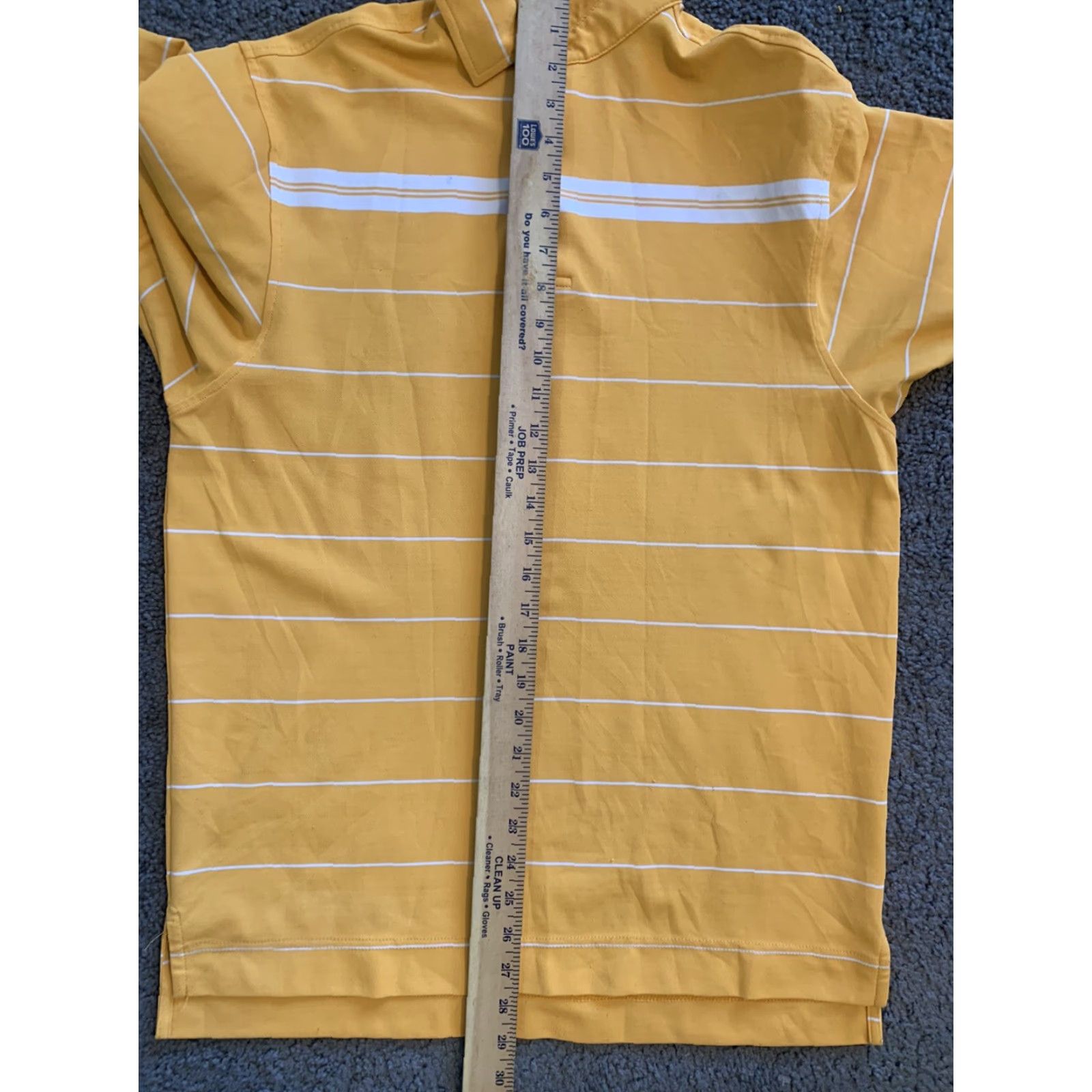 Footjoy FootJoy Polo Shirt Mens Sz S Orange Striped Short Sleeve Collared Button Neckline Polo Golf Casual Size US S / EU 44-46 / 1 - 6 Thumbnail