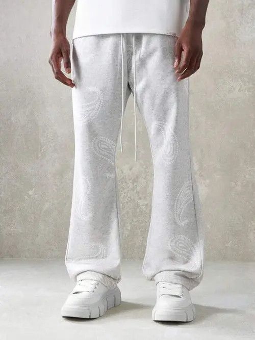 Japanese Brand DRIP Flare Y2K Sweatpants Size US 32 / EU 48 - 2 Thumbnail