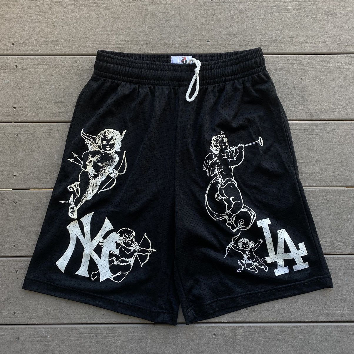 Holiday Brand Holiday Brand NY LA Basketball Shorts Size US 30 / EU 46 - 1 Thumbnail