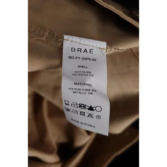SSENSE DRAE Cotton Patch Pocket Flared Trousers Size M Womens Beige Size 30" / US 8 / IT 44 - 12 Thumbnail