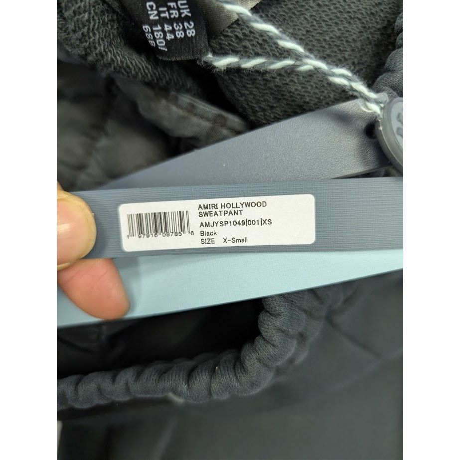 Amiri o1rshd1 Amiri Hollywood Sweatpants & Joggers in Black Size US 28 / EU 44 - 23 Thumbnail