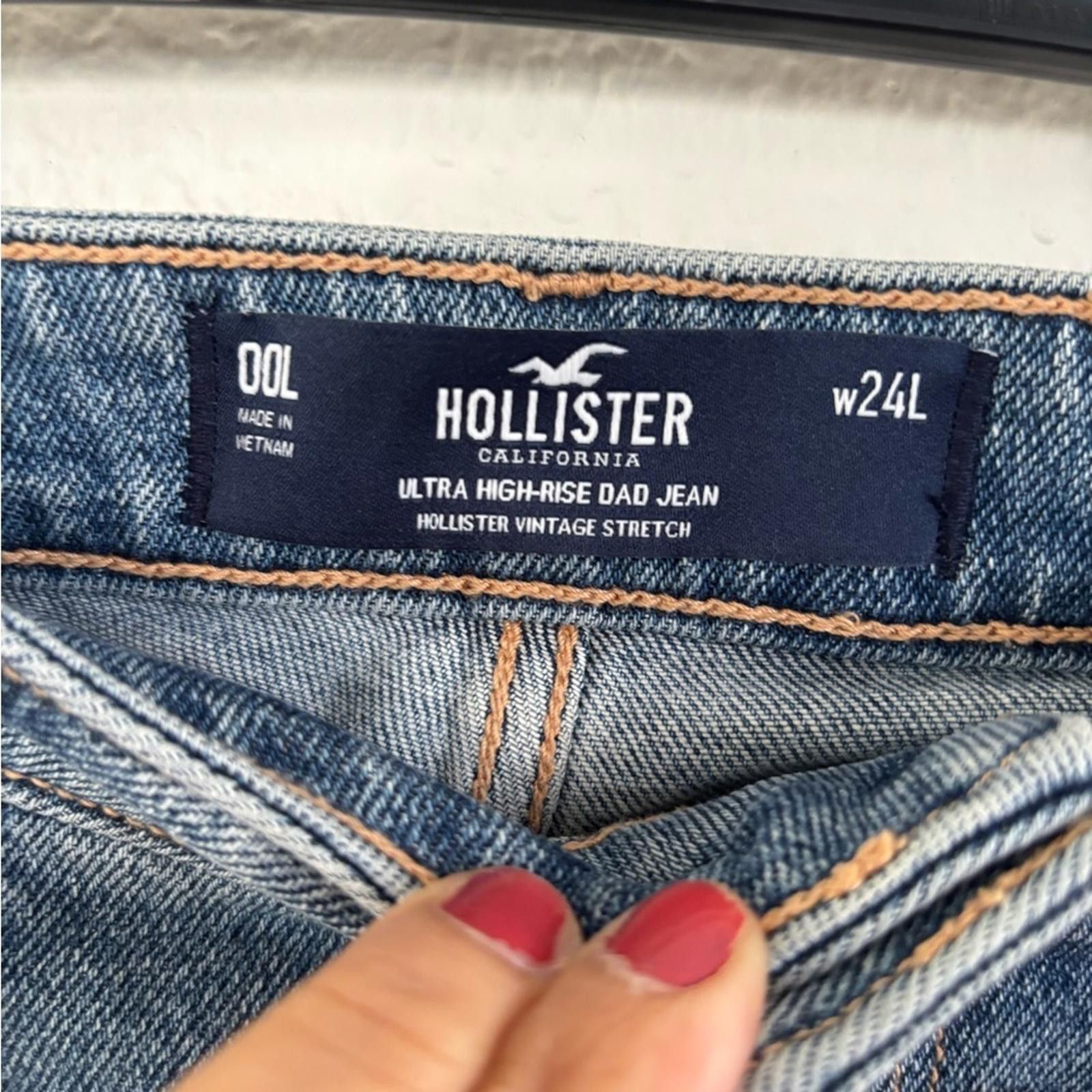 Other 00L Hollister Ultra high rise dad Jeans Size 24" / US 00 / IT 34 - 4 Thumbnail