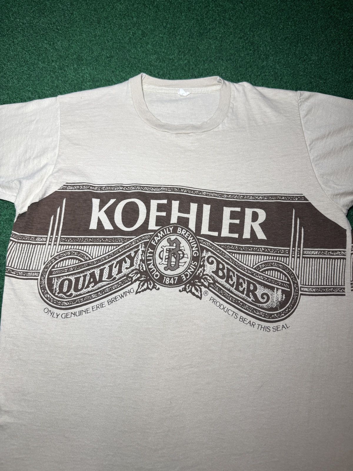 Vintage Koehler Beer Erie Pa True Vintage T Shirt 60s 70s M 18.5x26 Size US M / EU 48-50 / 2 - 2 Thumbnail